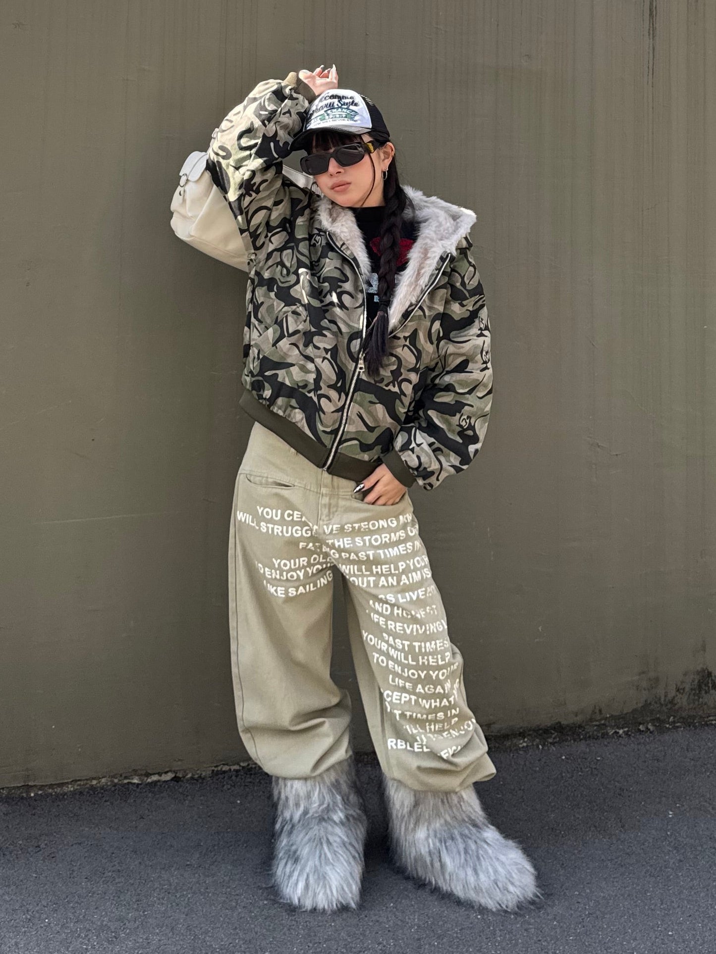 レタリングデザインパンツ DPB86149