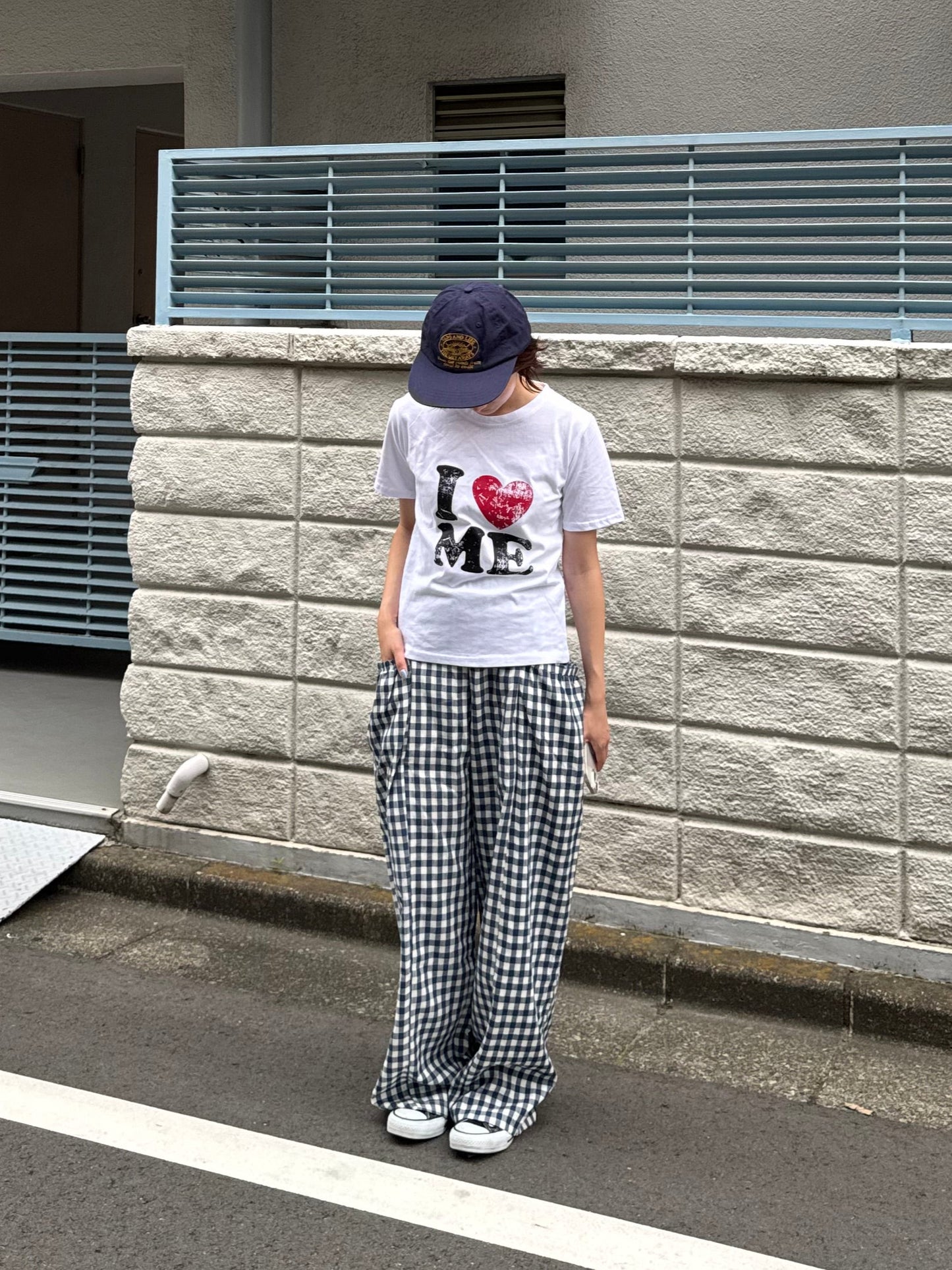 サイドポケットチェックパンツ DPB91014
