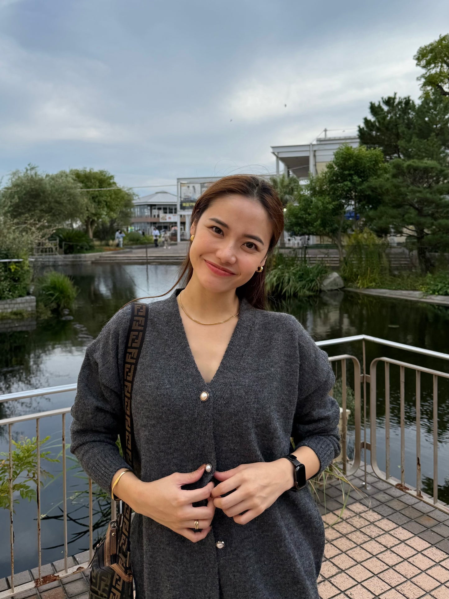 グレーセーターツーピースセット DPB47480