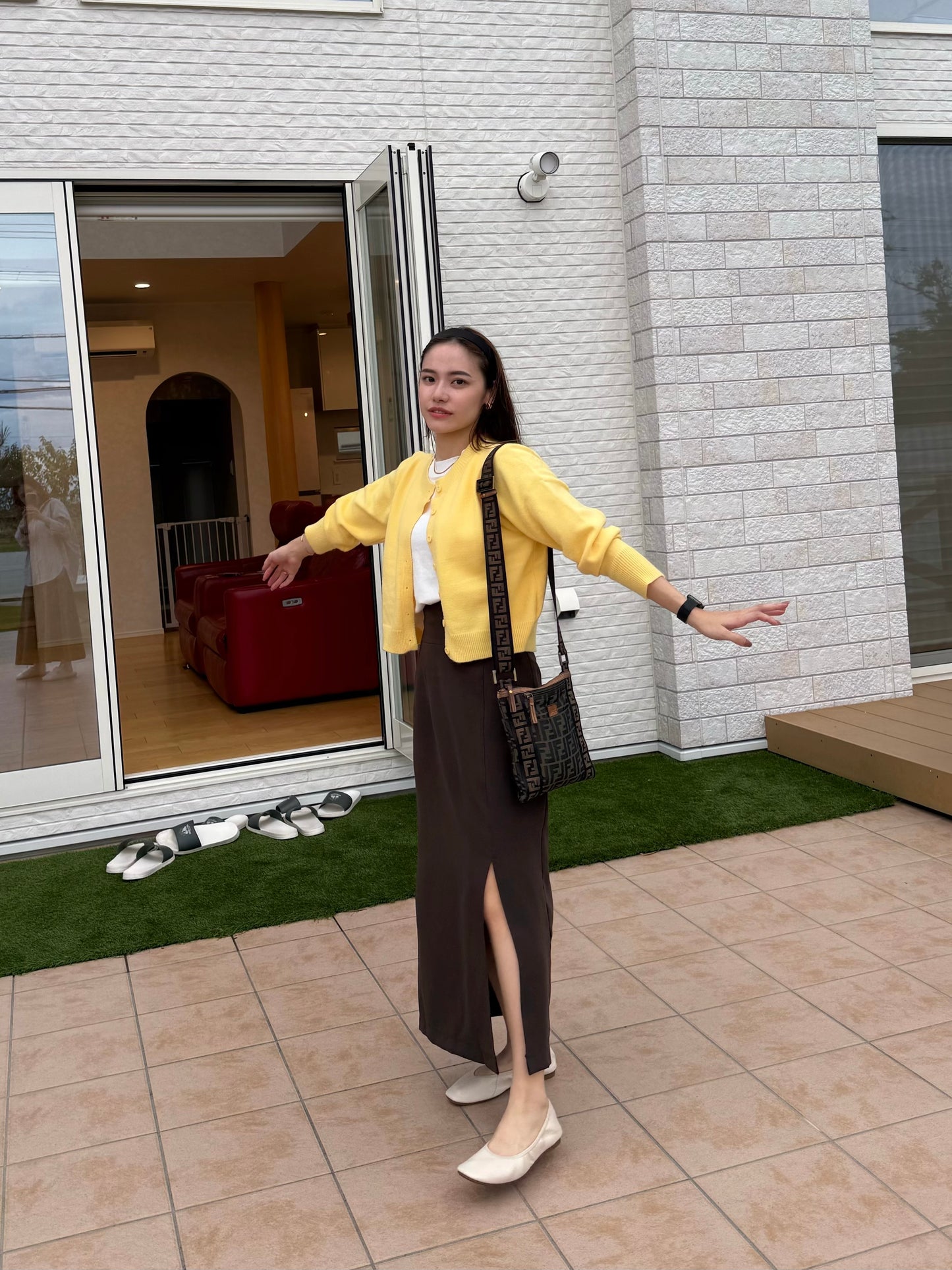 イエローカーディガン DPB47477