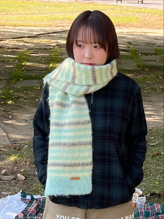 ボーダーカラーマフラー DPB97005