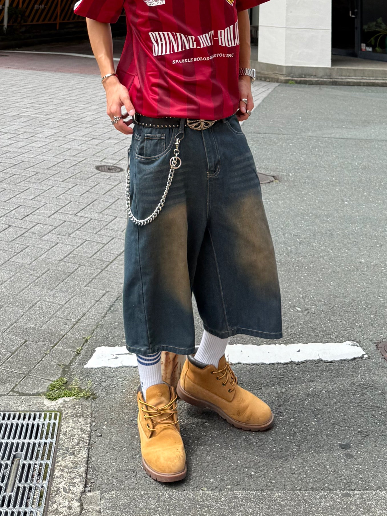 Kenshin_デニムハーフパンツ DPB73379