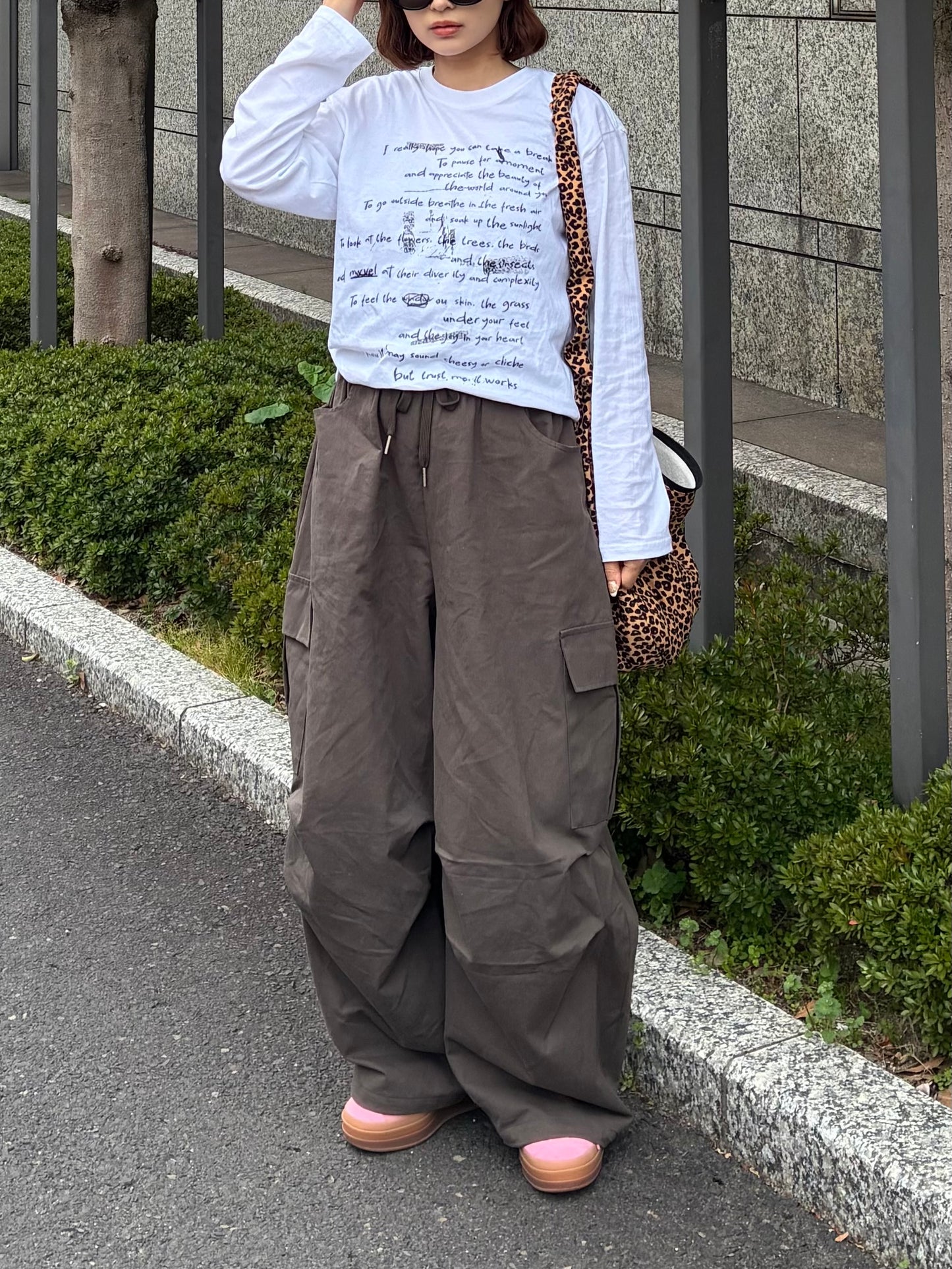 ロゴロングスリーブTシャツ DPA61463