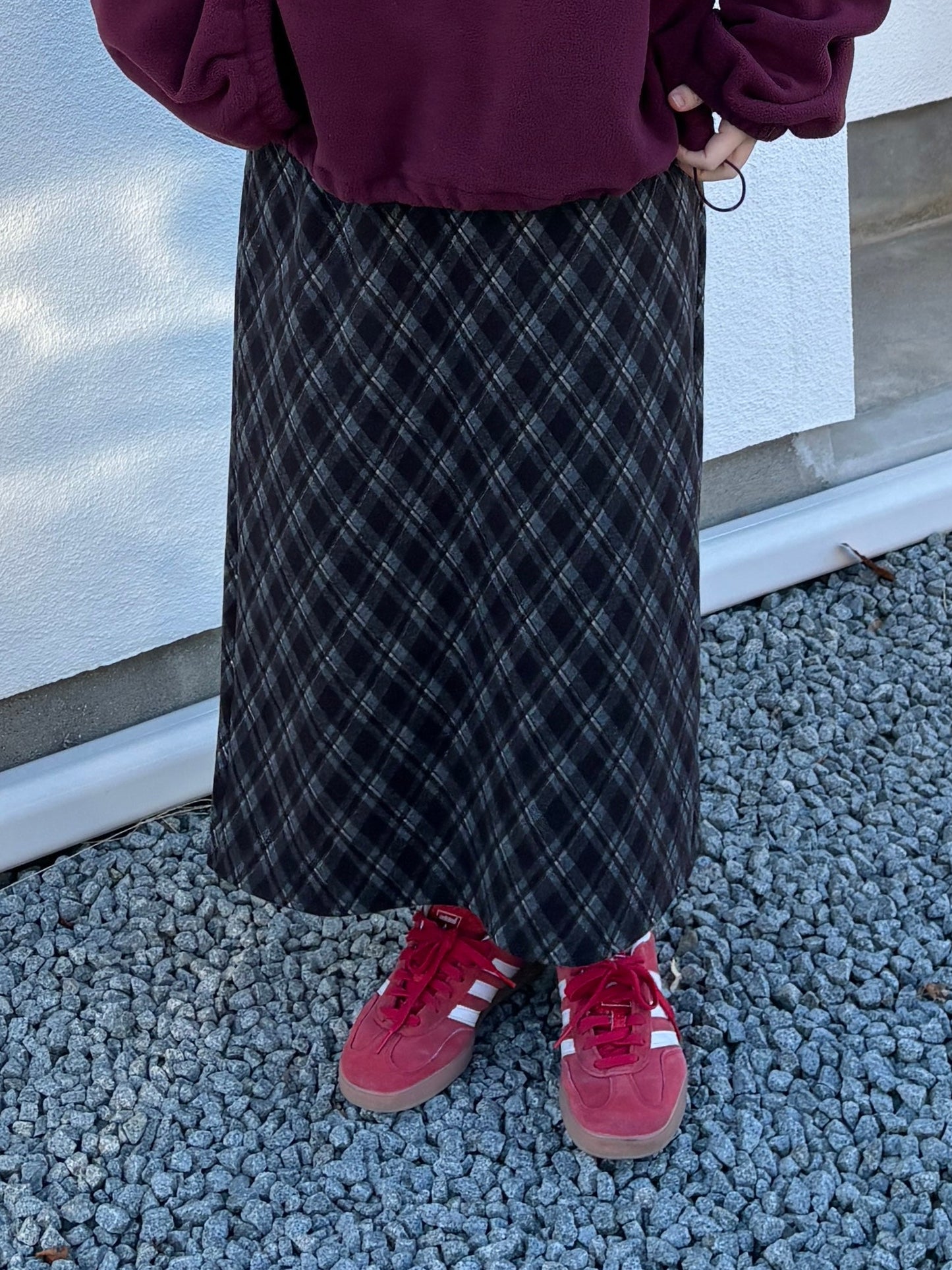 ストレートチェックスカート DPB84311