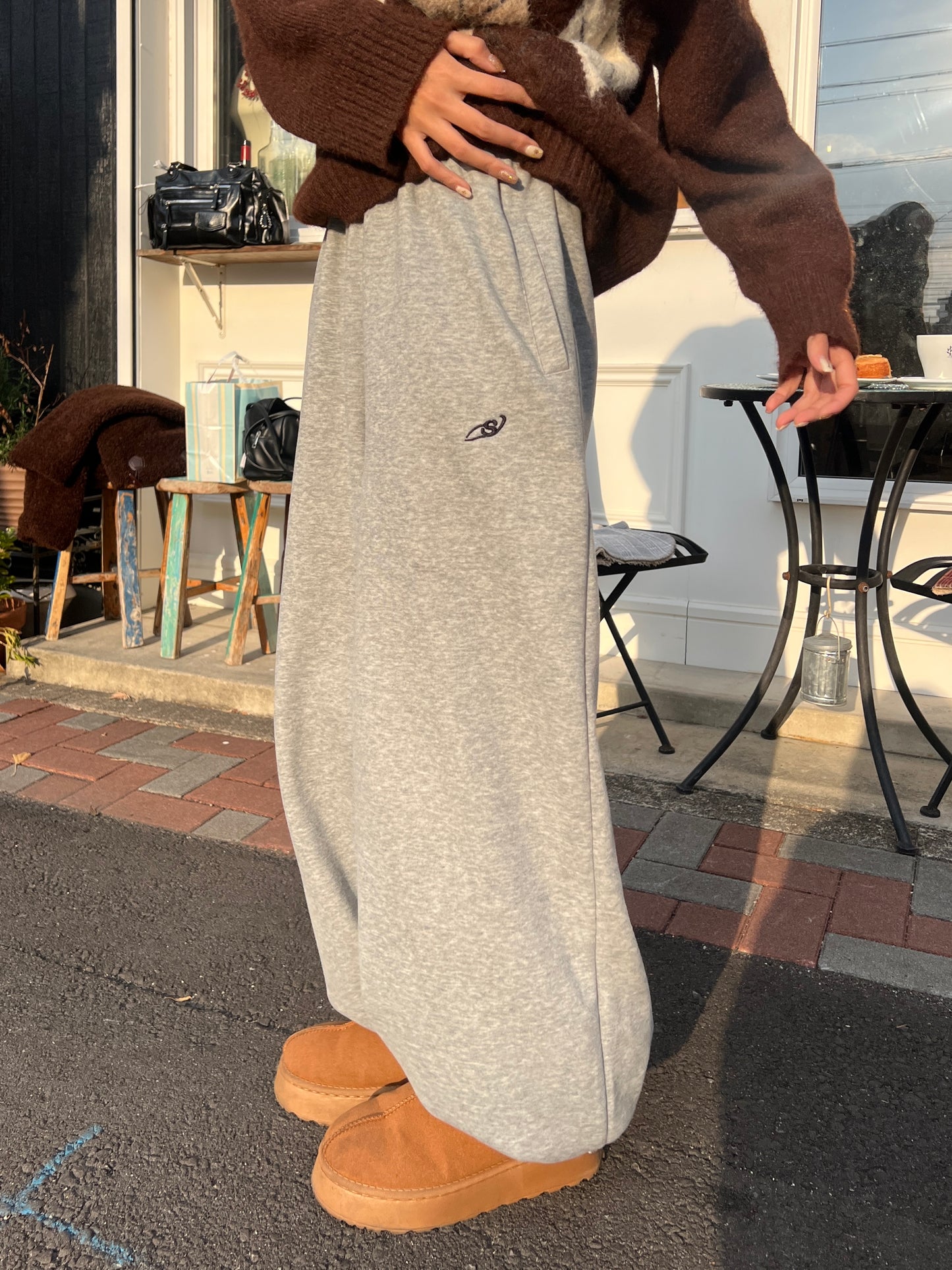 ワイドスウェットパンツ DPB94056