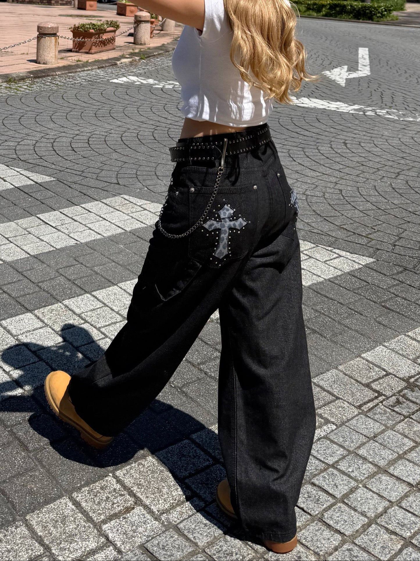 ライトクロスロゴデニムパンツ DPB73614