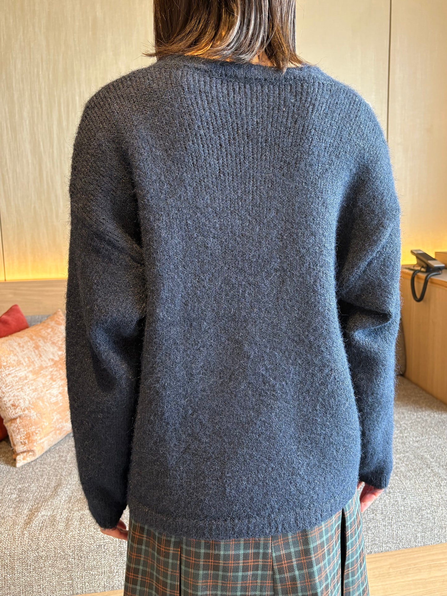 アーガイルボタンカーディガン DPB99056