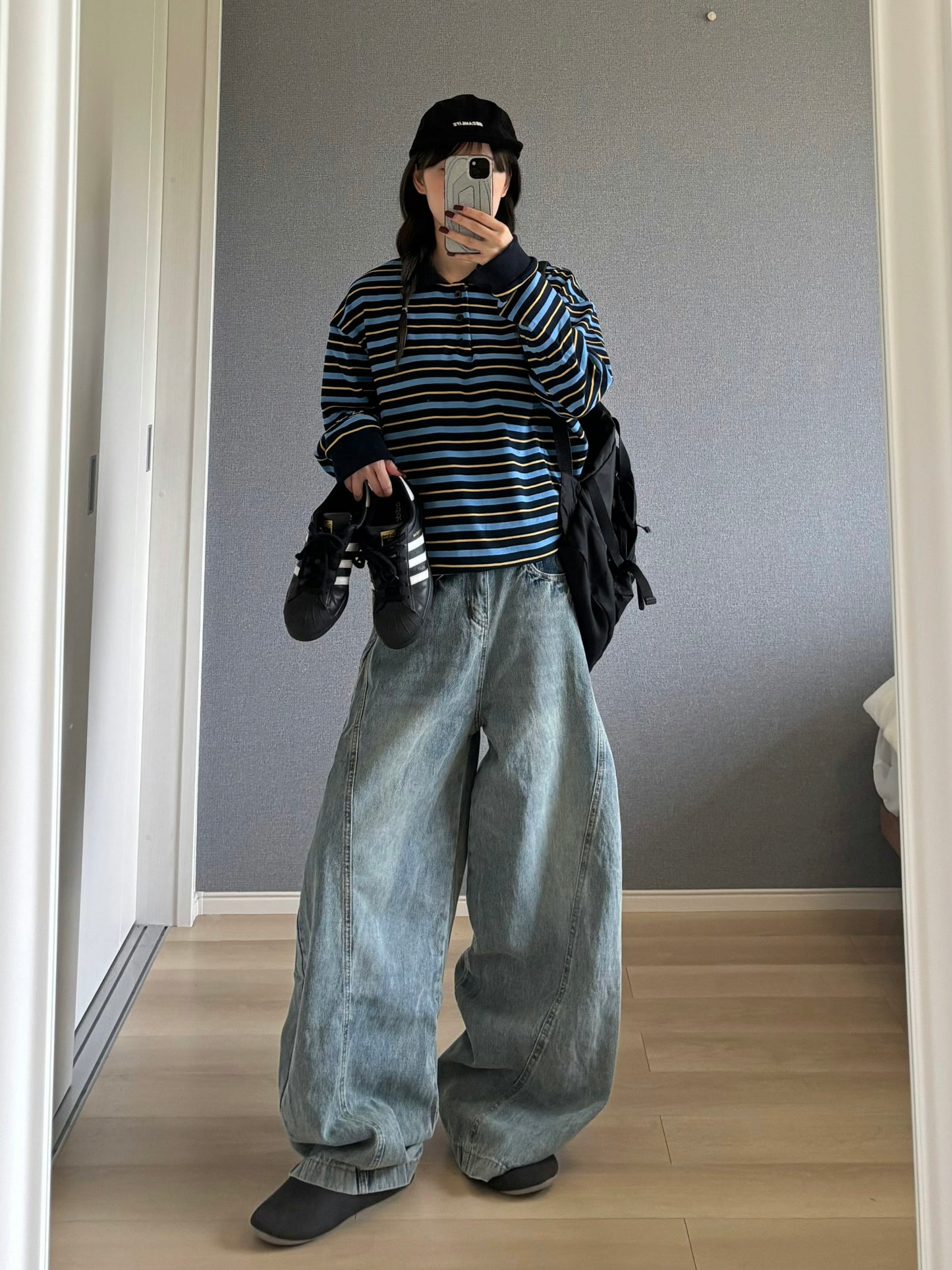 ワイドデニムパンツ DPB88136