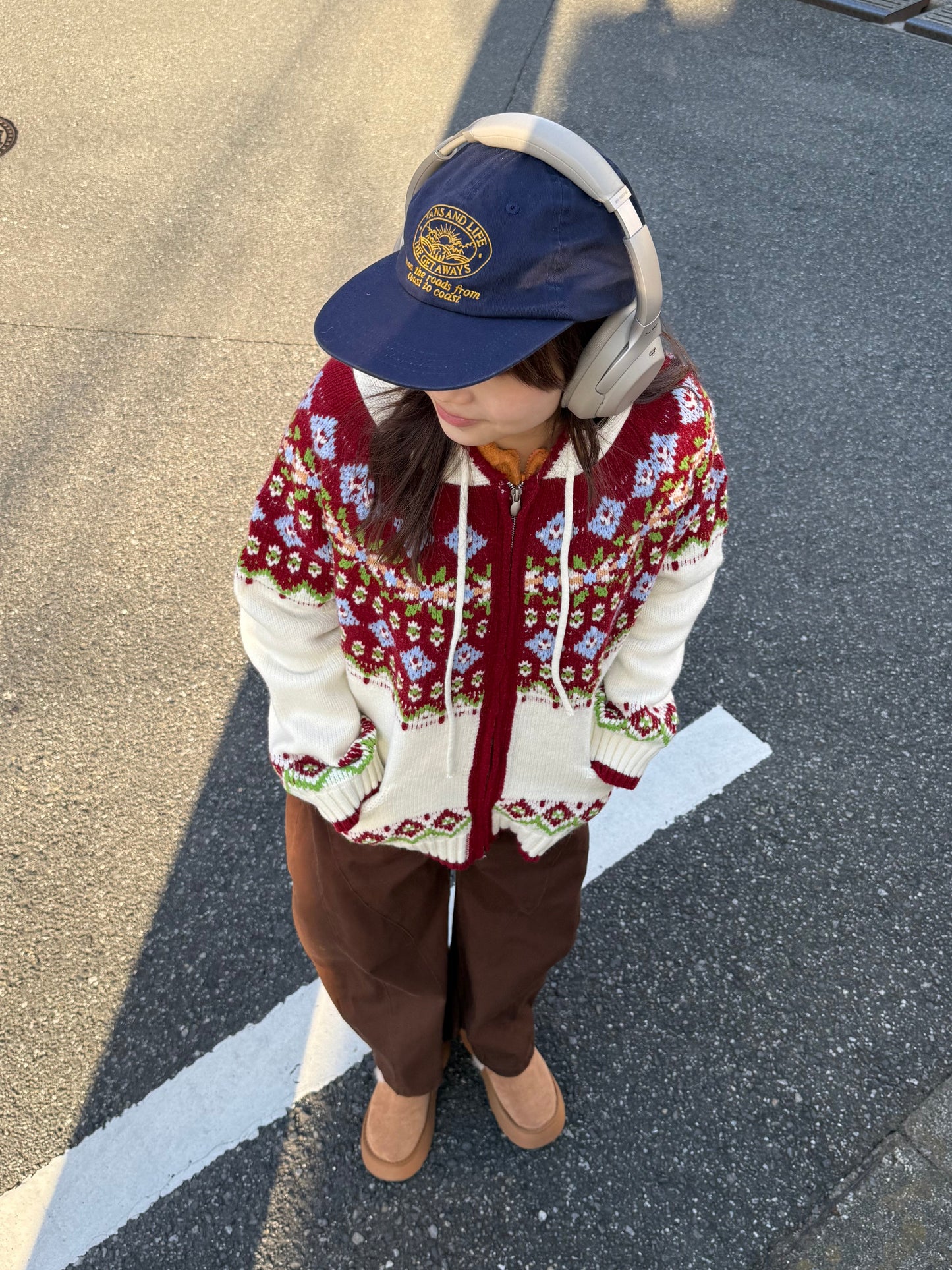 ノルディックフルジップニット DPB91065