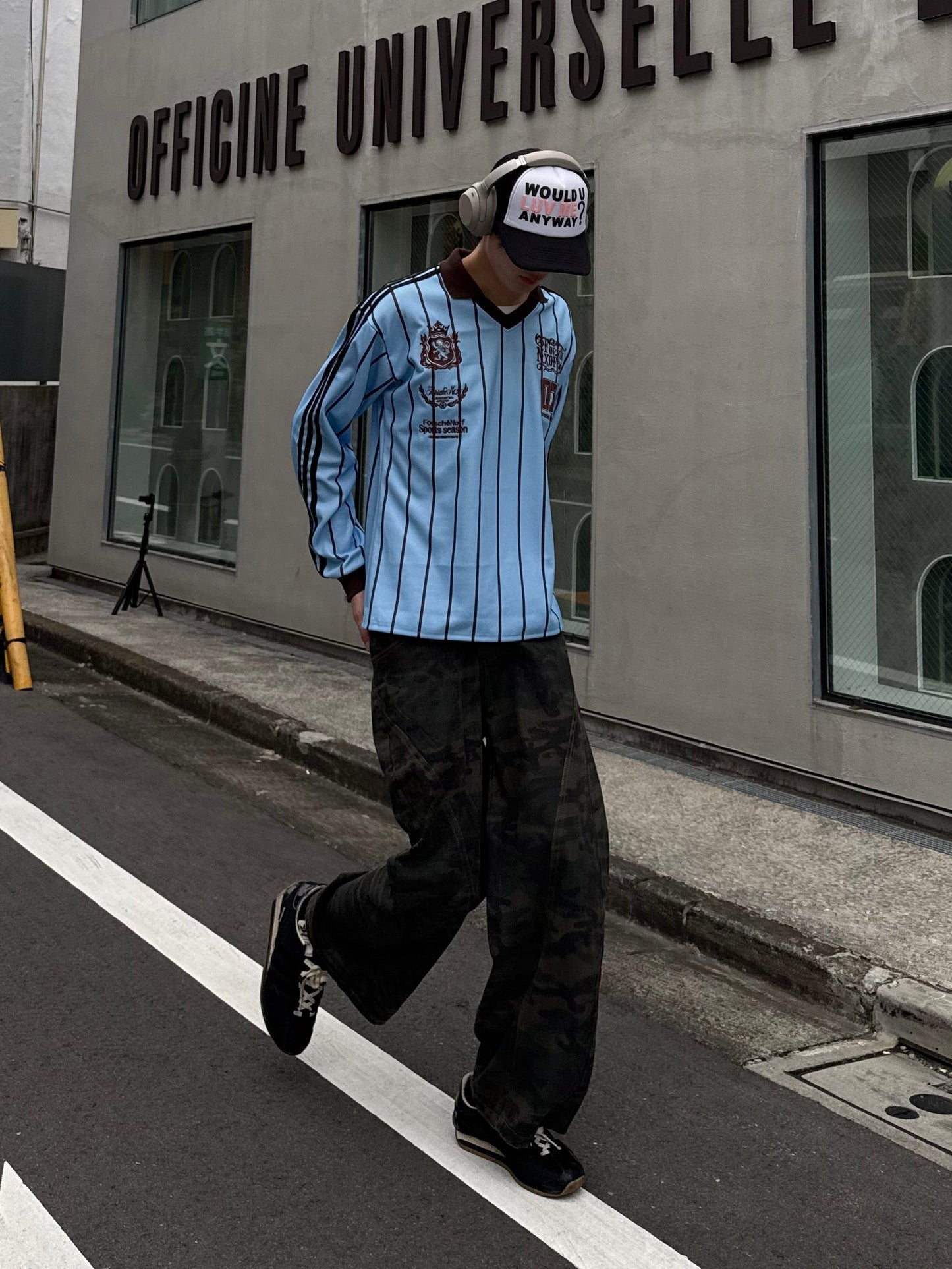 カモフラワイドデニムパンツ DPC05031