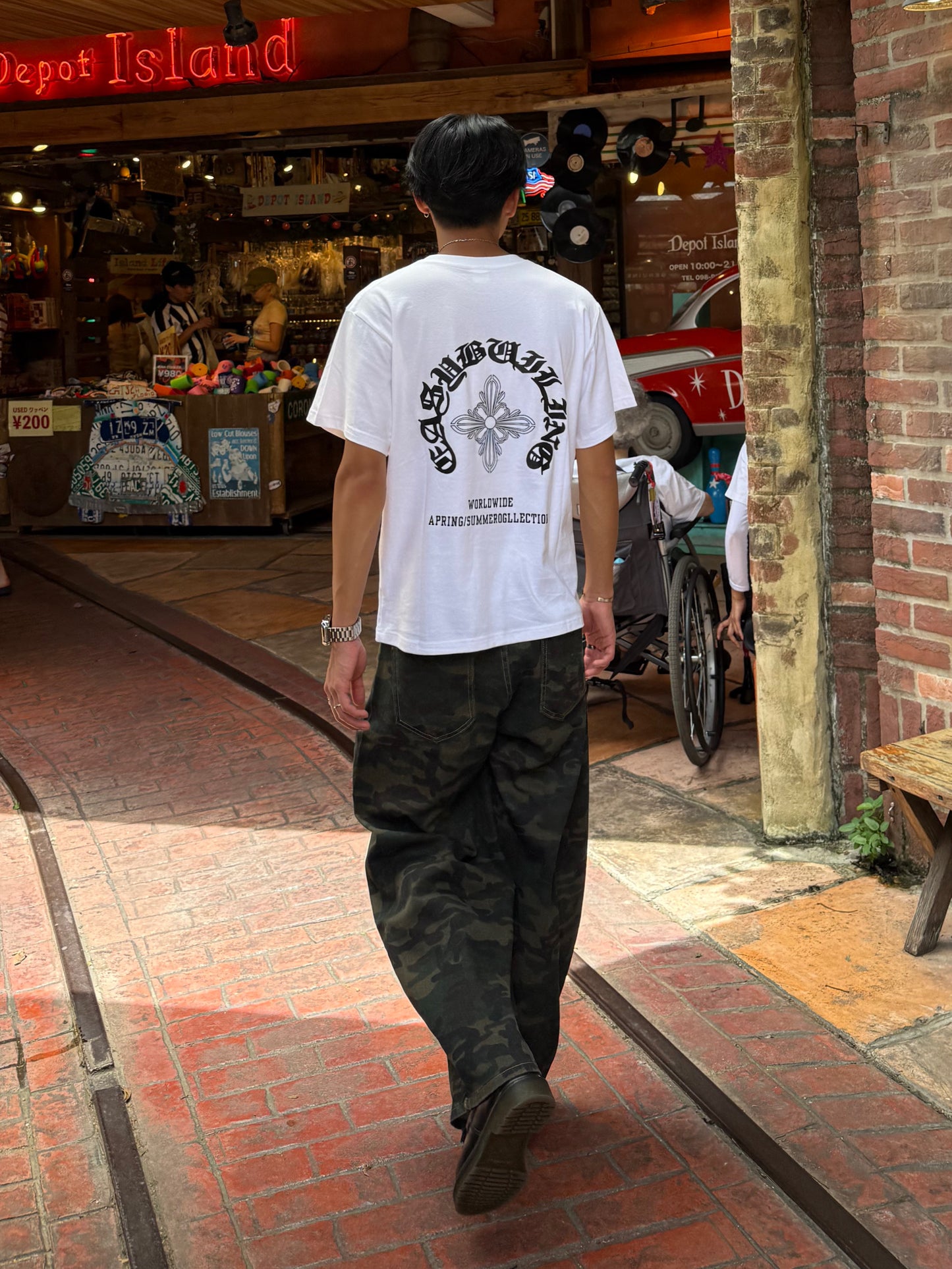 カモフラカーブシルエットパンツ DPB90226