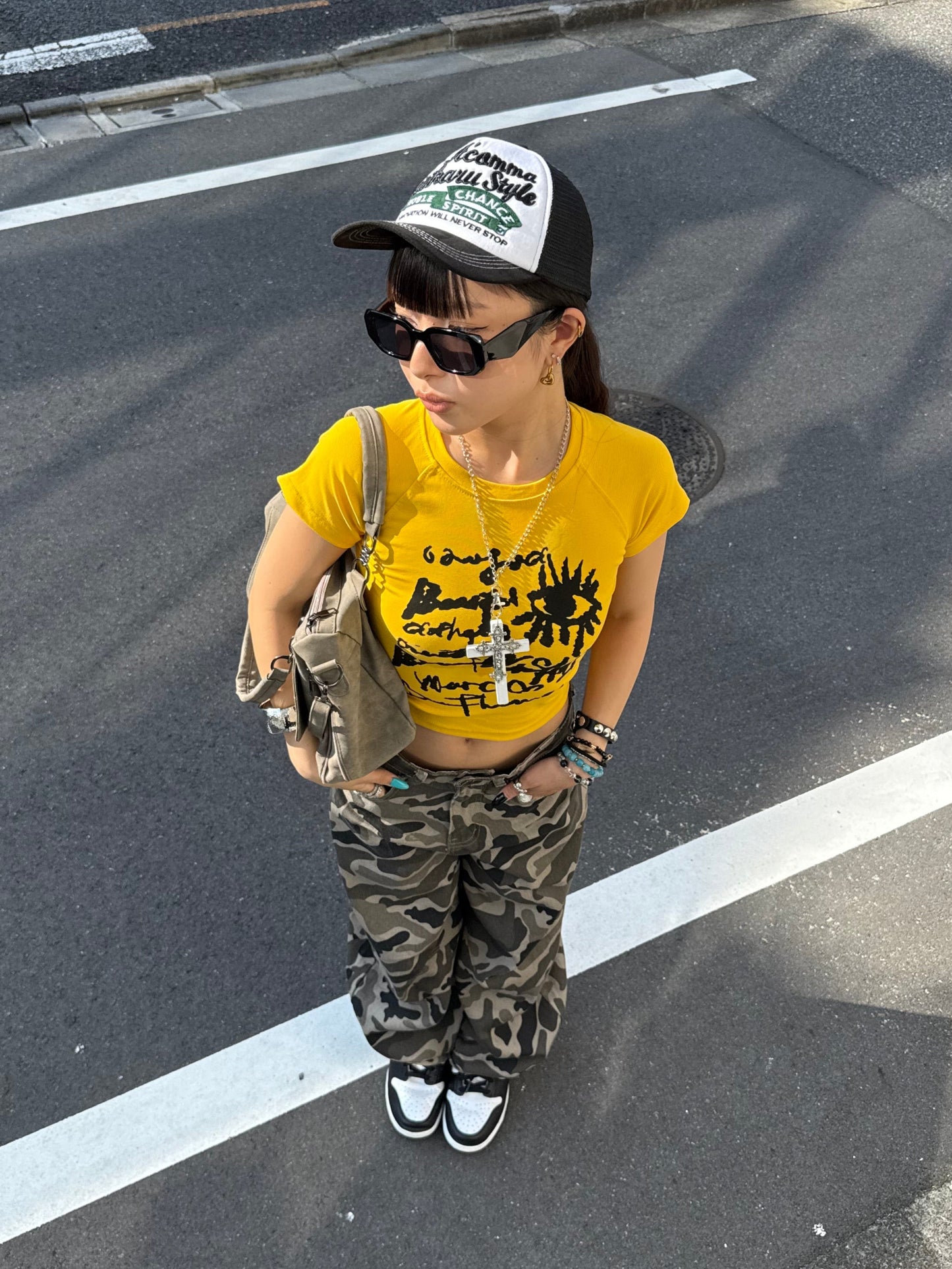 バギーカモフラデニムパンツ DPB86113
