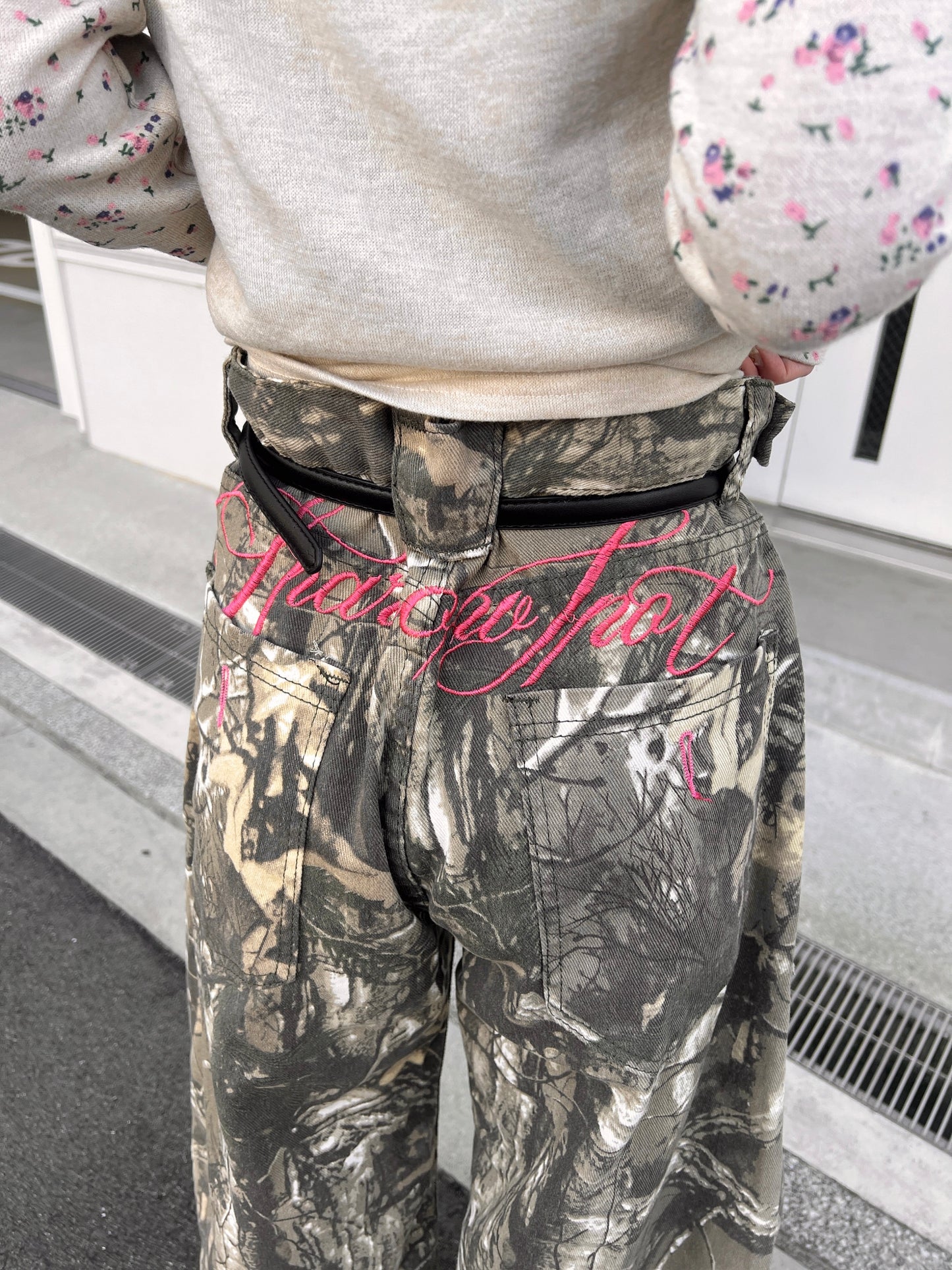 ツリーデザインワイドパンツ DPB79245