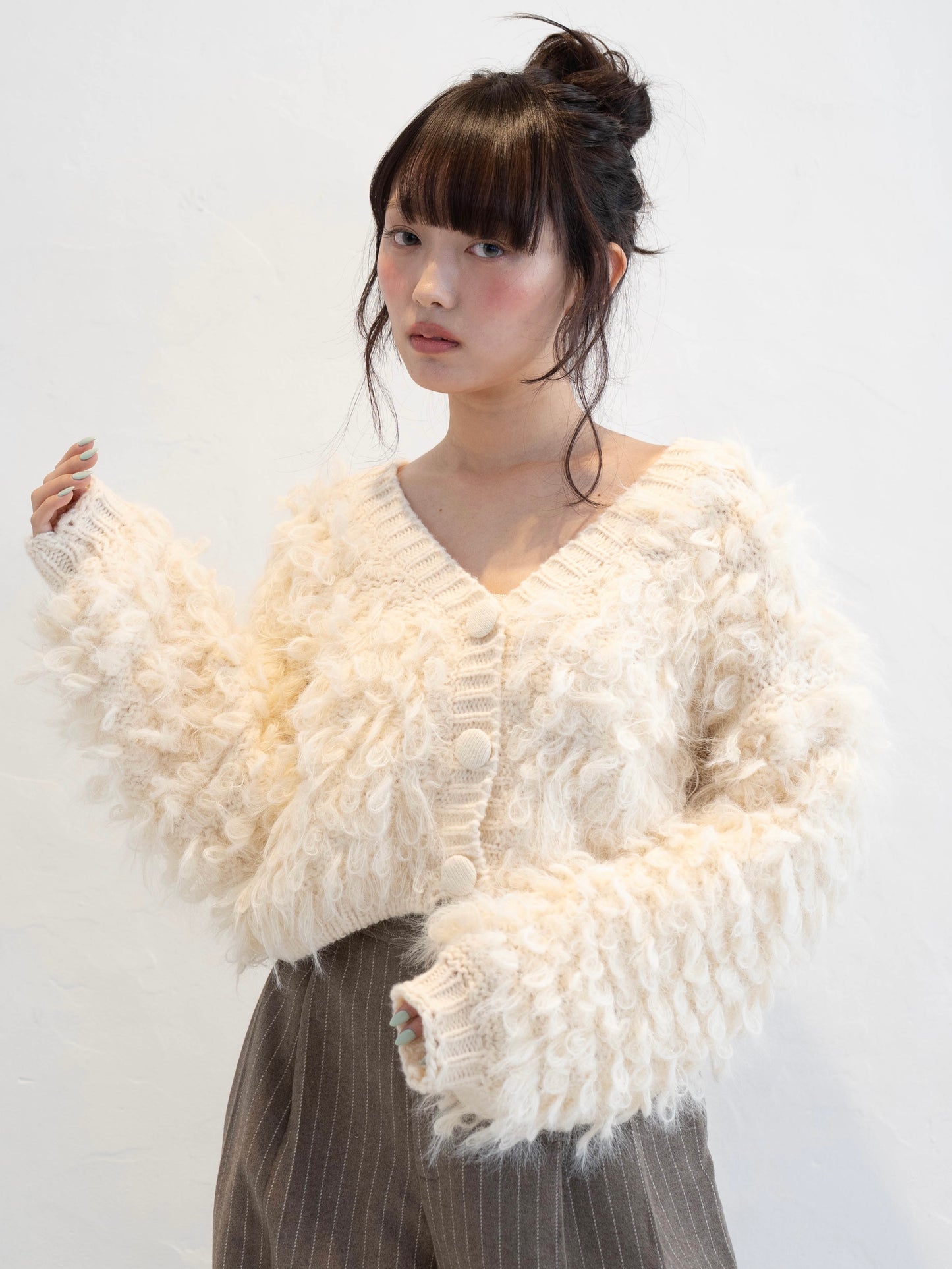 ループニットカーディガン DPC02006