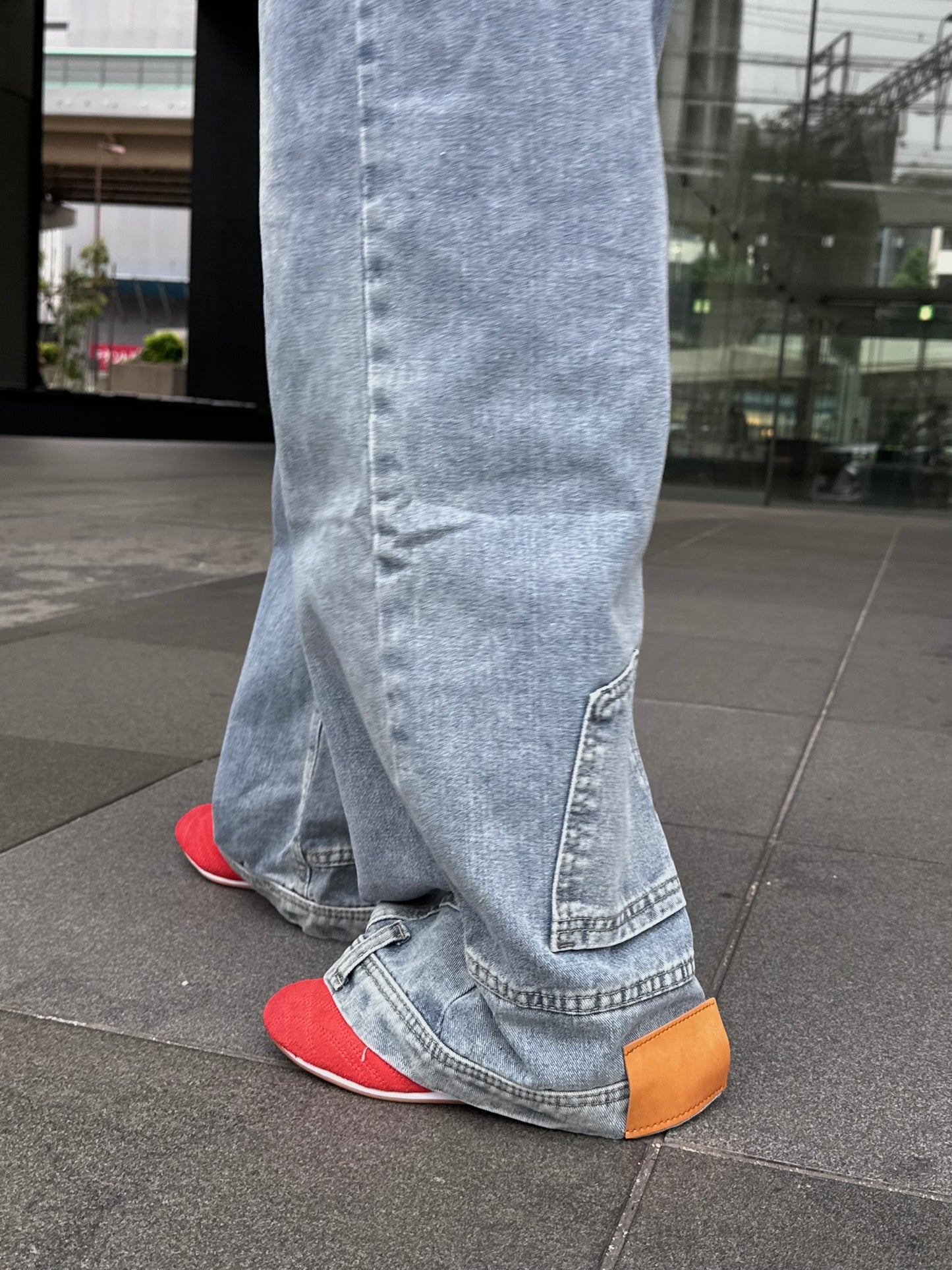 アップサイドダウンデニムパンツ DPB81069