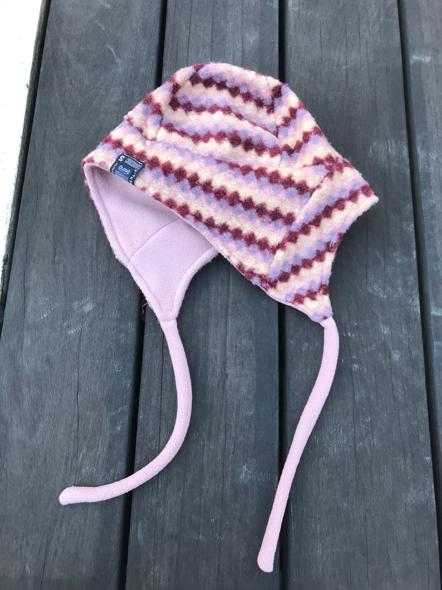 リバーシブルチェックフリースハット DPB89154