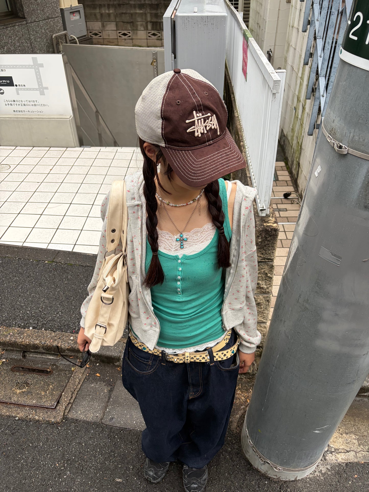 ミニフラワーワッフルジップアップ DPB92139