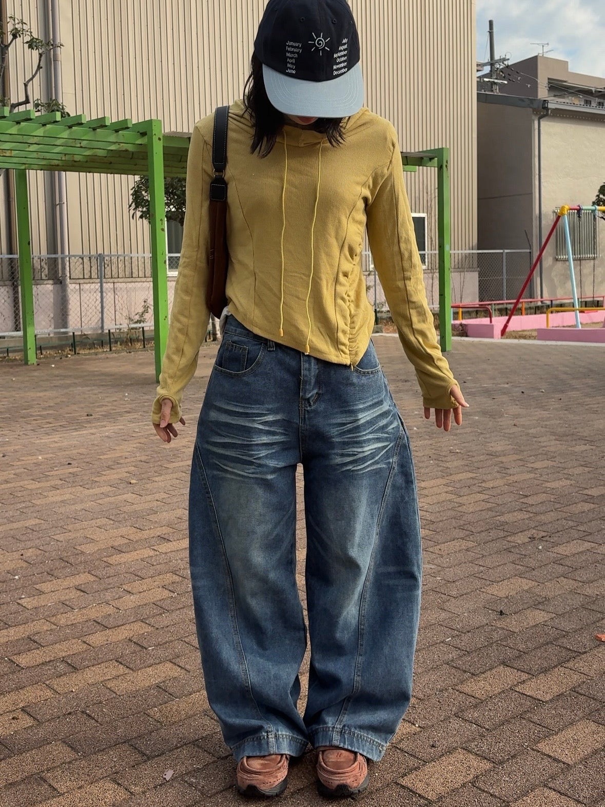 サイドギャザーショートトップス DPB99030