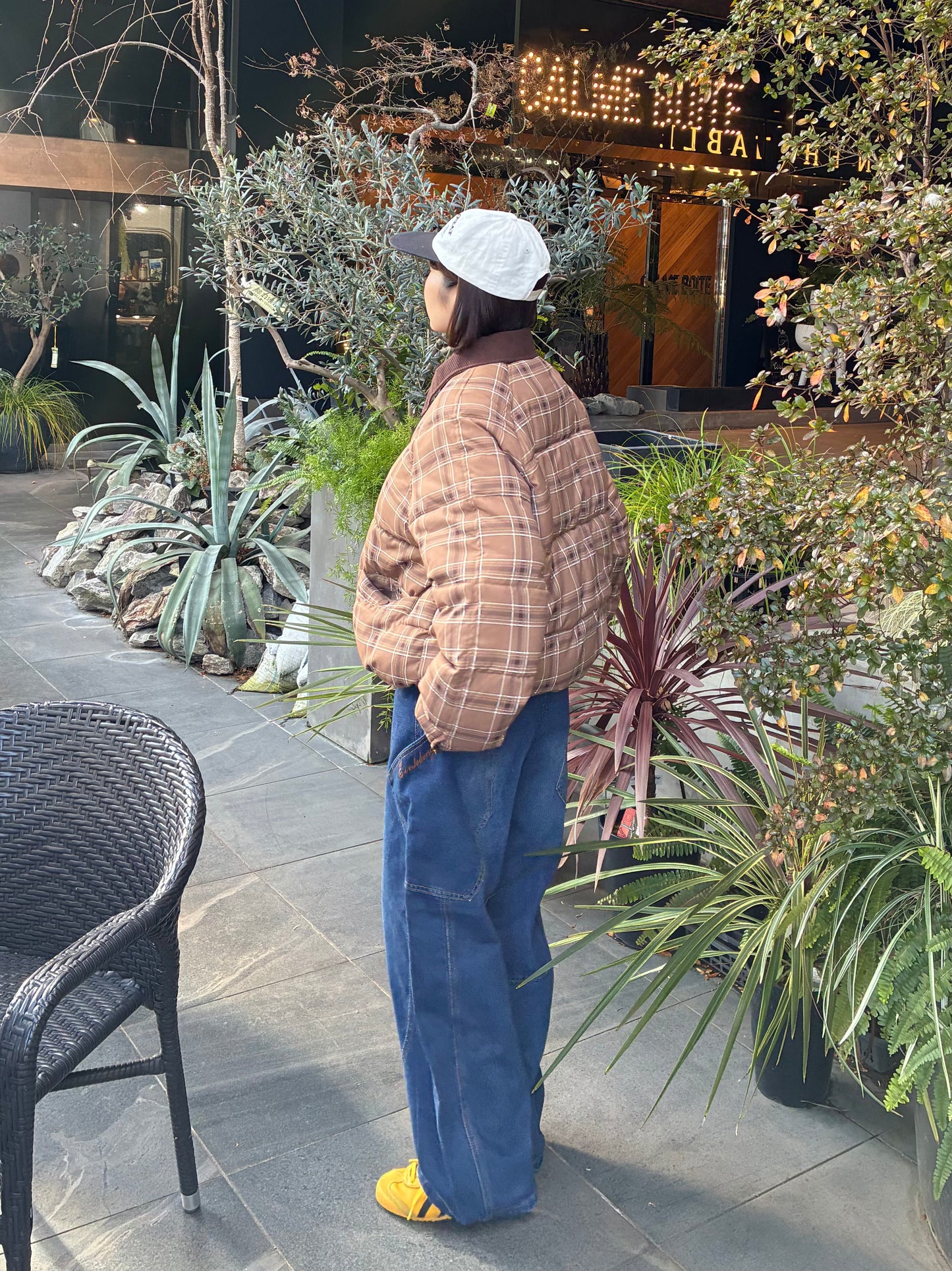 チェックブルゾン DPA61457