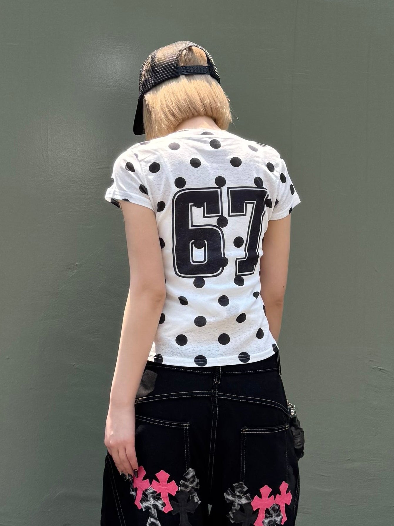 ドットナンバーミニTシャツ DPB86282