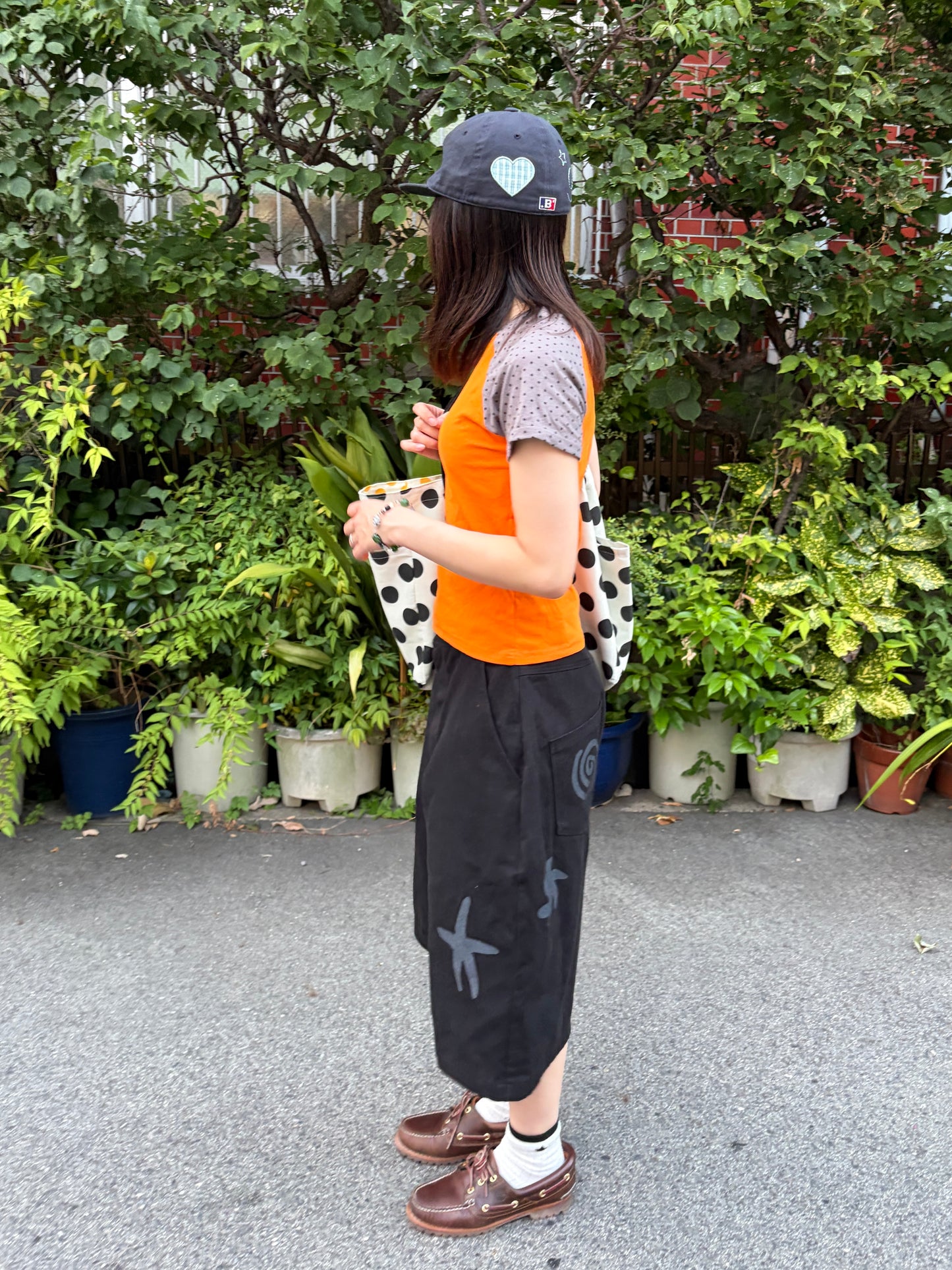 バイカラードットTシャツ DPB99135