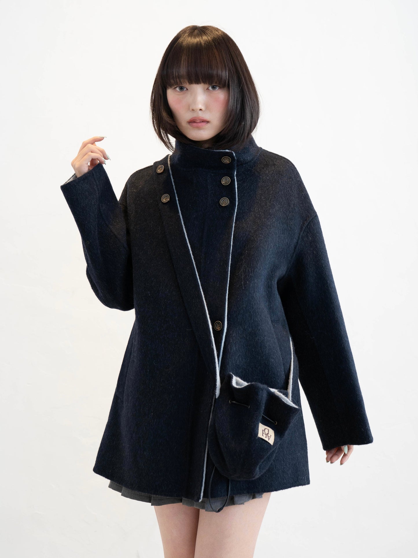 3セットバイカラーコート DPC02013