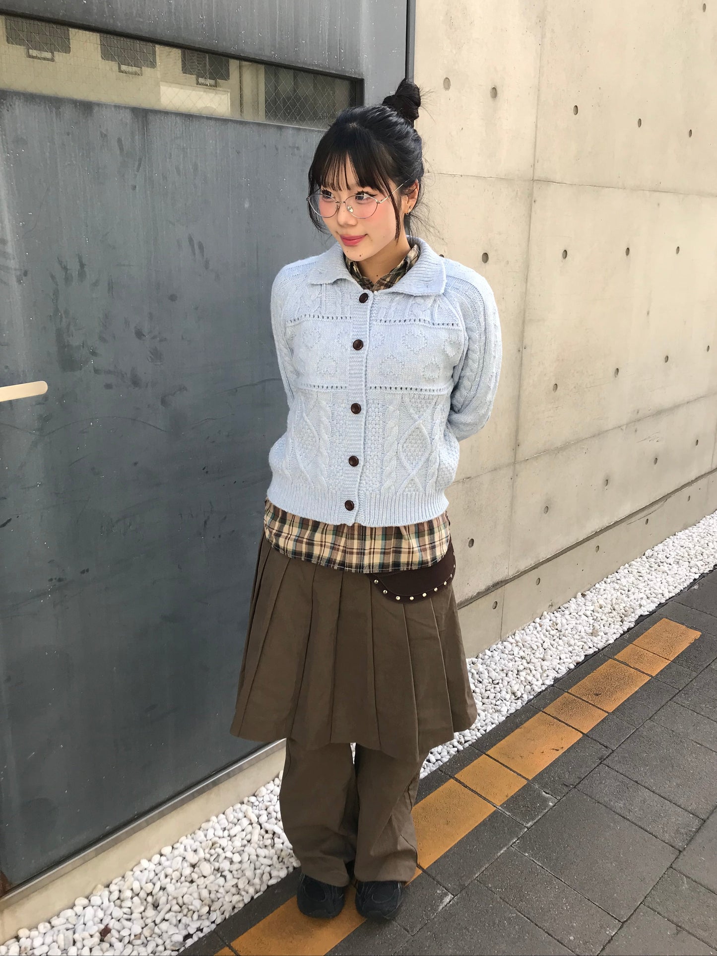 ニットカラーカーディガン DPB89218