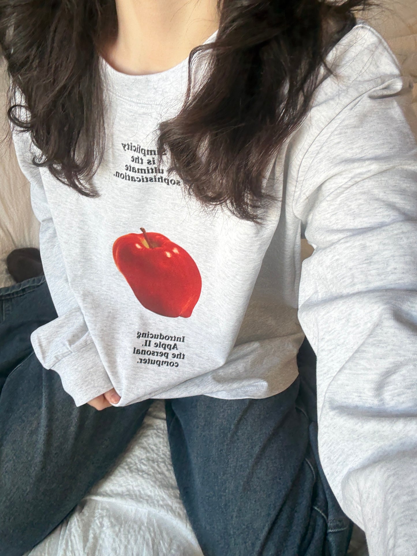 アップルオーバーサイズTシャツ DPA43771