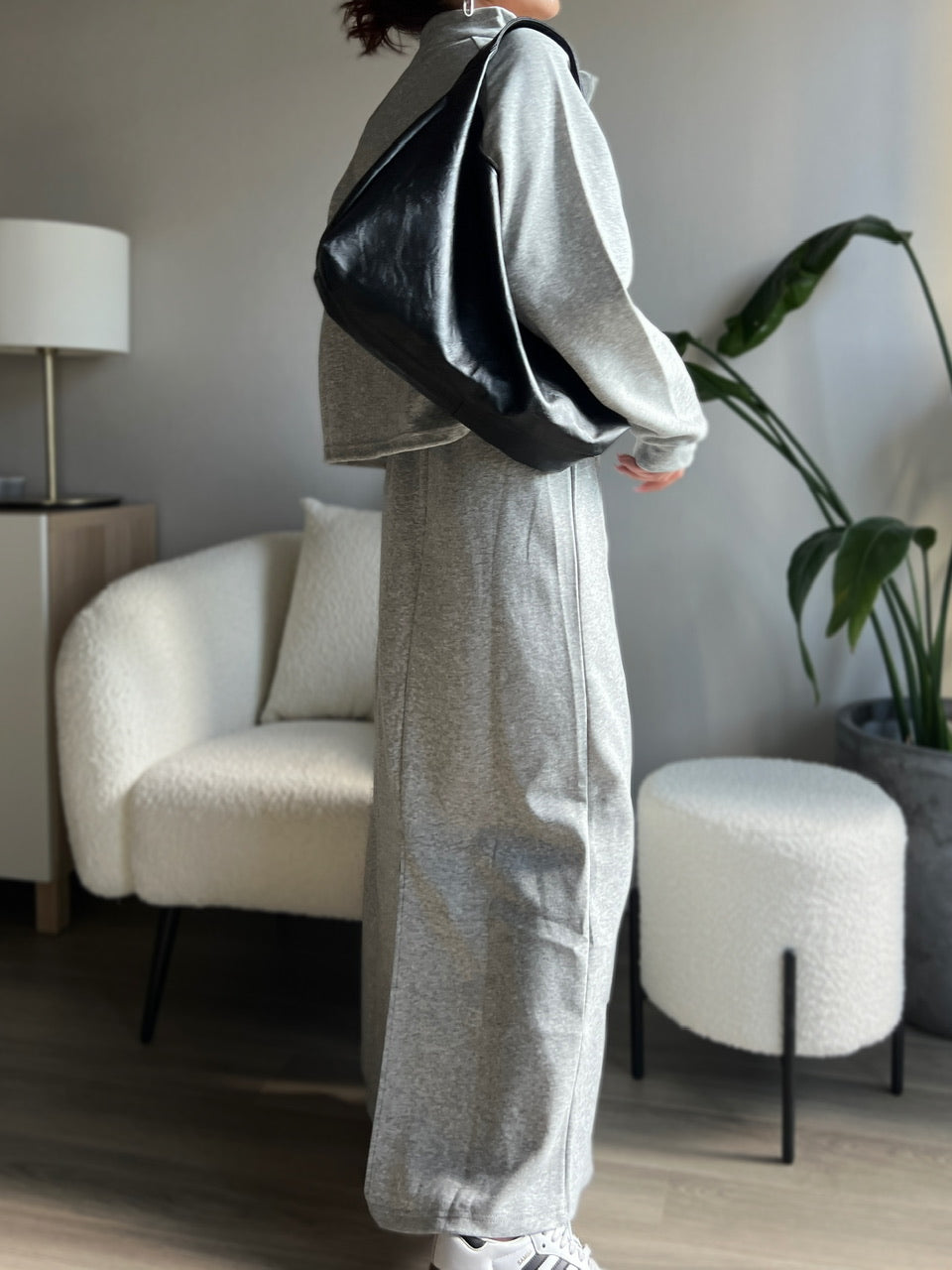 スタンドカラースウェットパーカー DPB56327