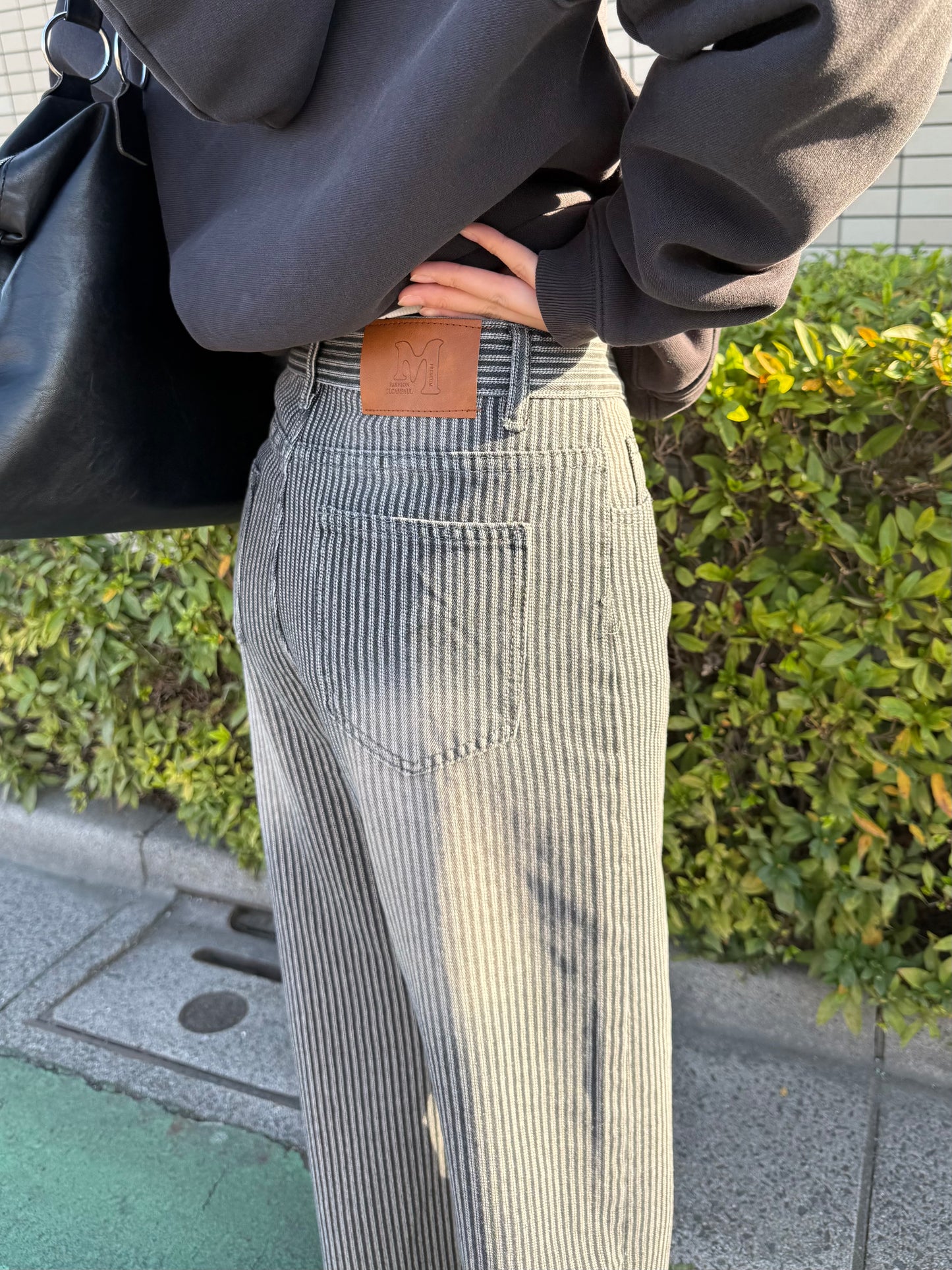 ストライプストレートパンツ DPB93086