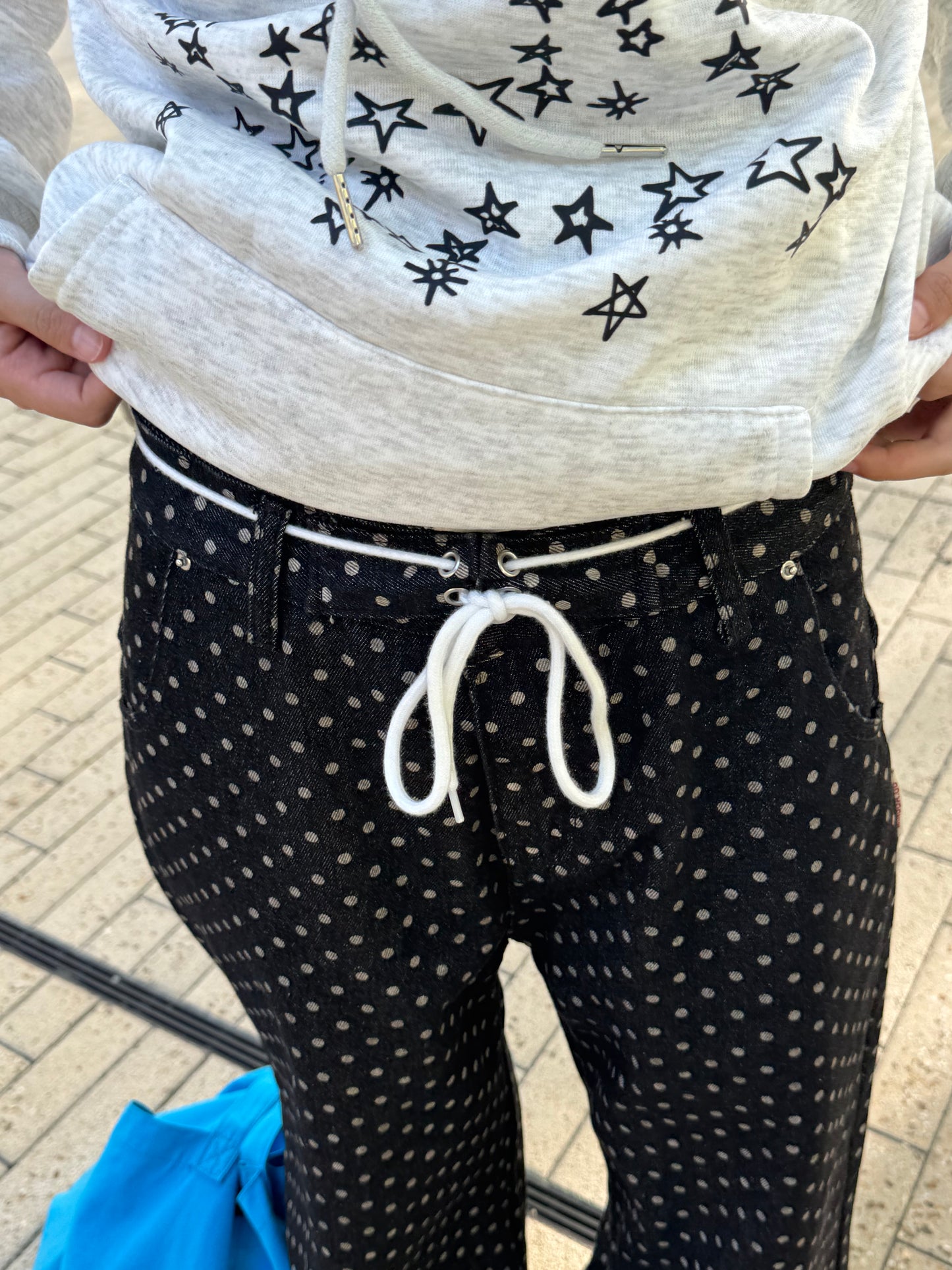 ドットワイドデニムパンツ DPB85316