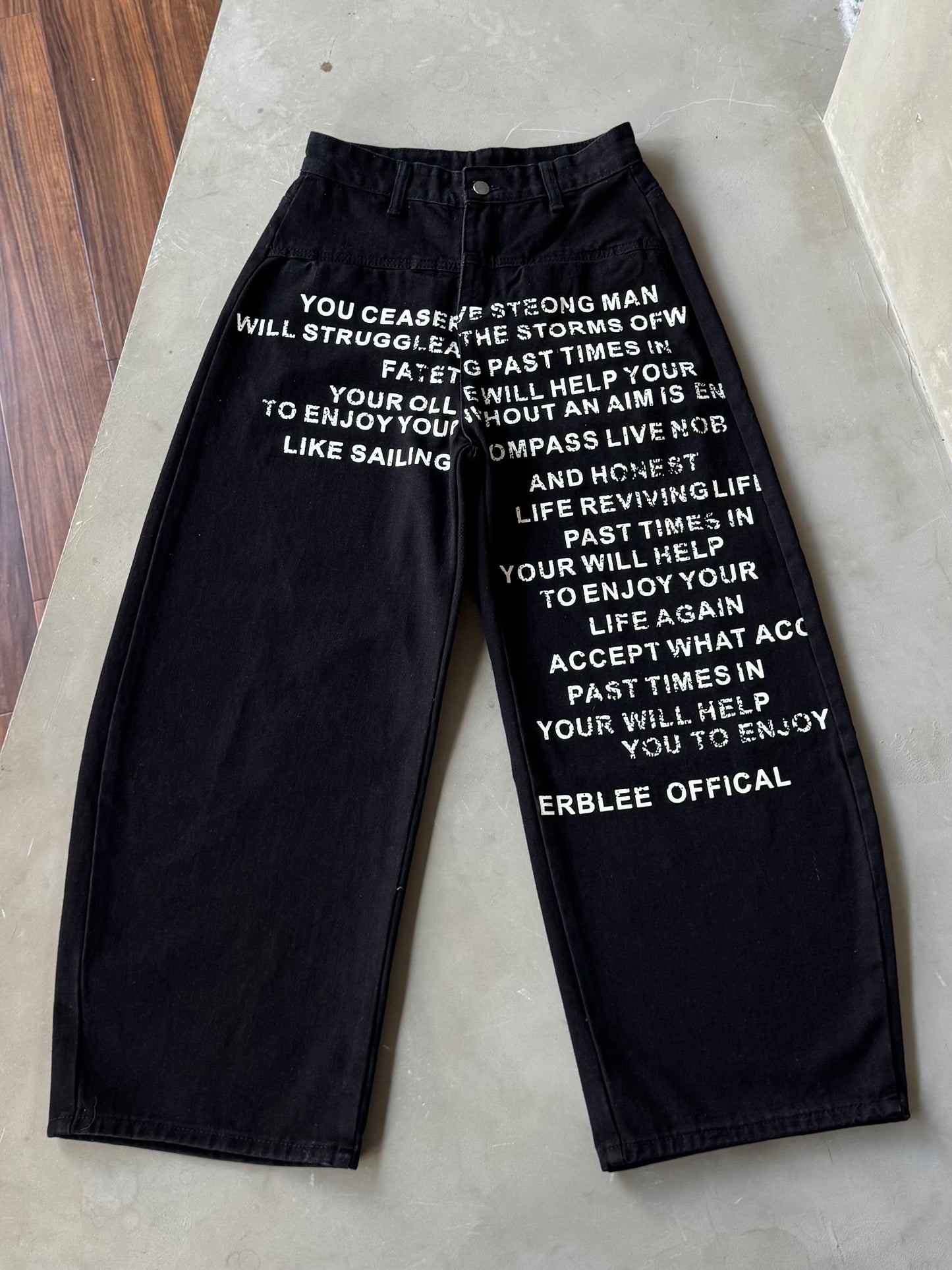 レタリングロゴワイドパンツ DPB86186