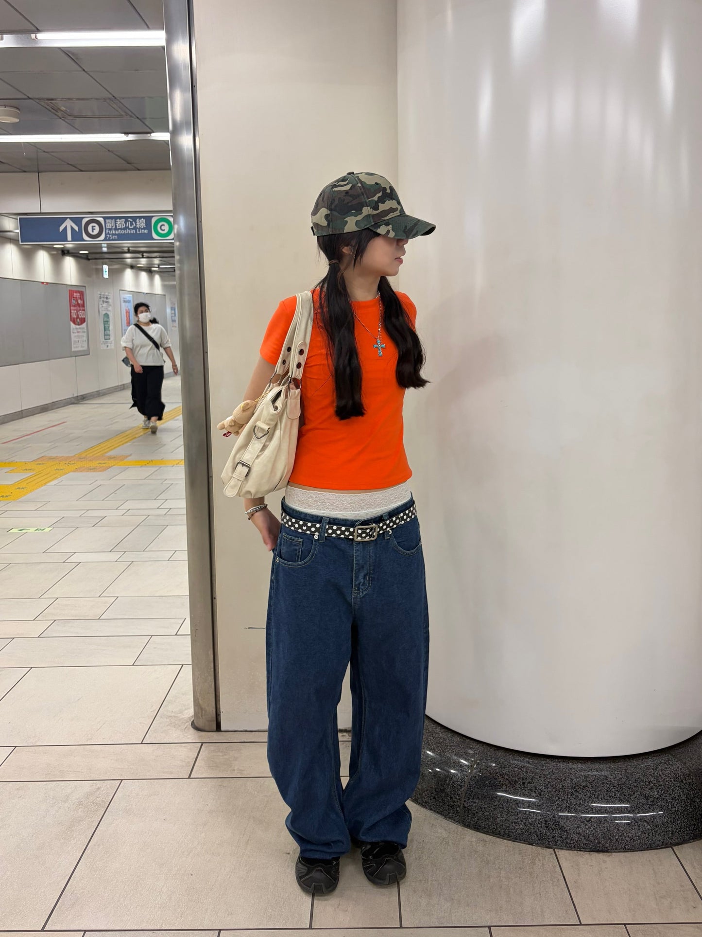 ワイドフィットデニムパンツ DPB92157