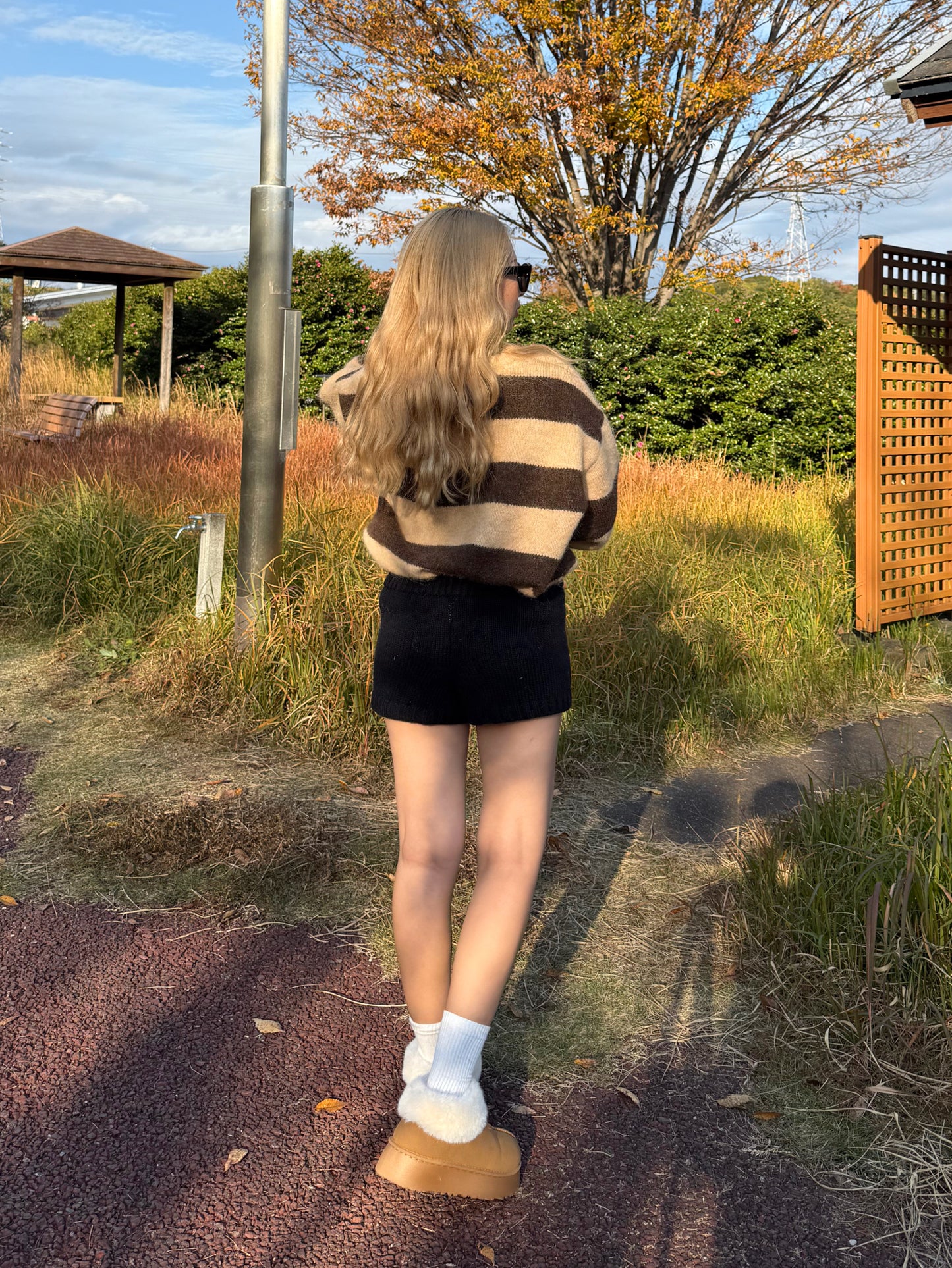 リブニットパンツ DPB73507