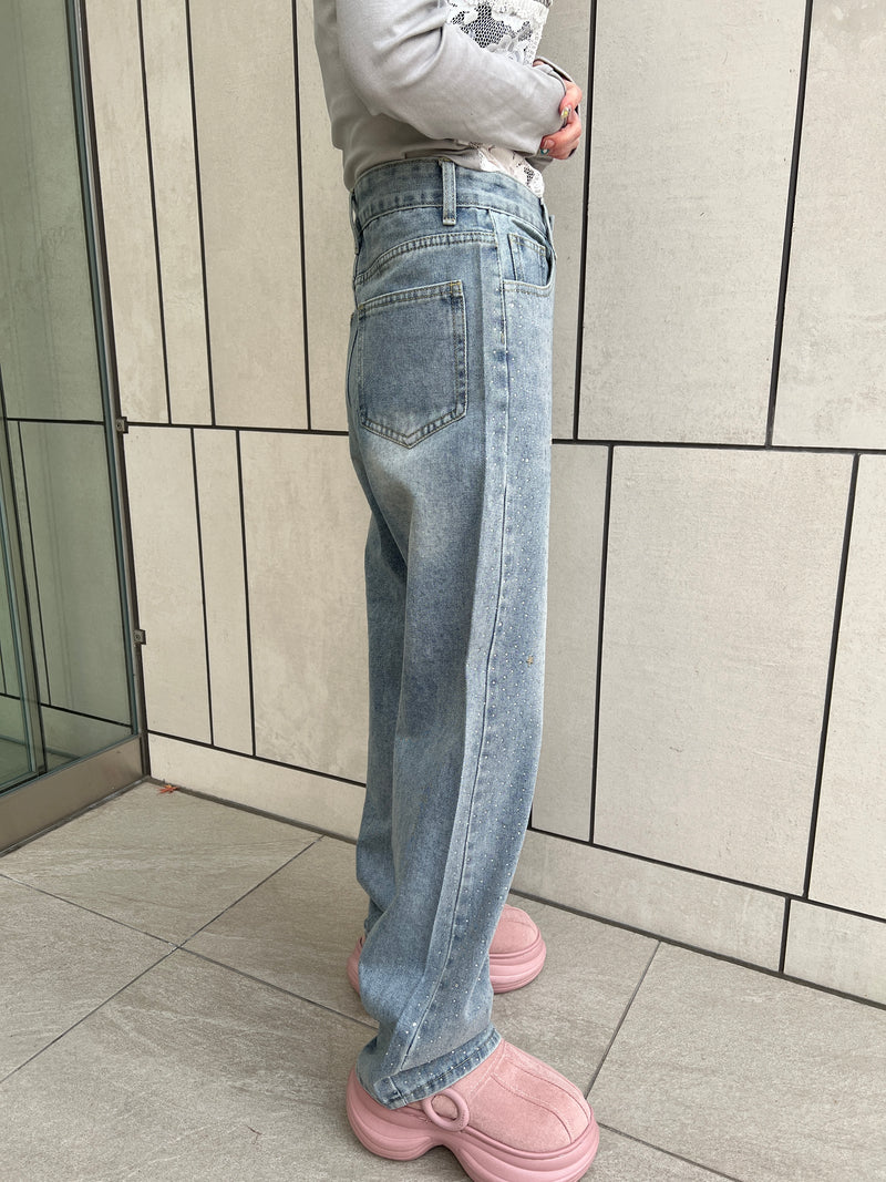 ラインストーンデニムパンツ DPB79252 – CRAMMY