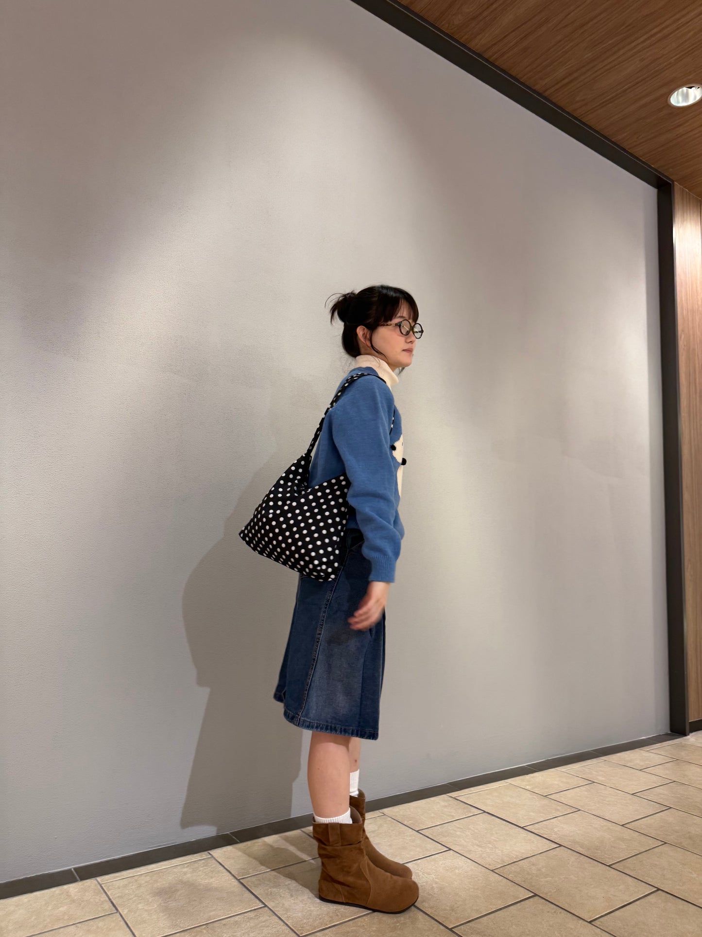 レトロドットトートバッグ DPA43705