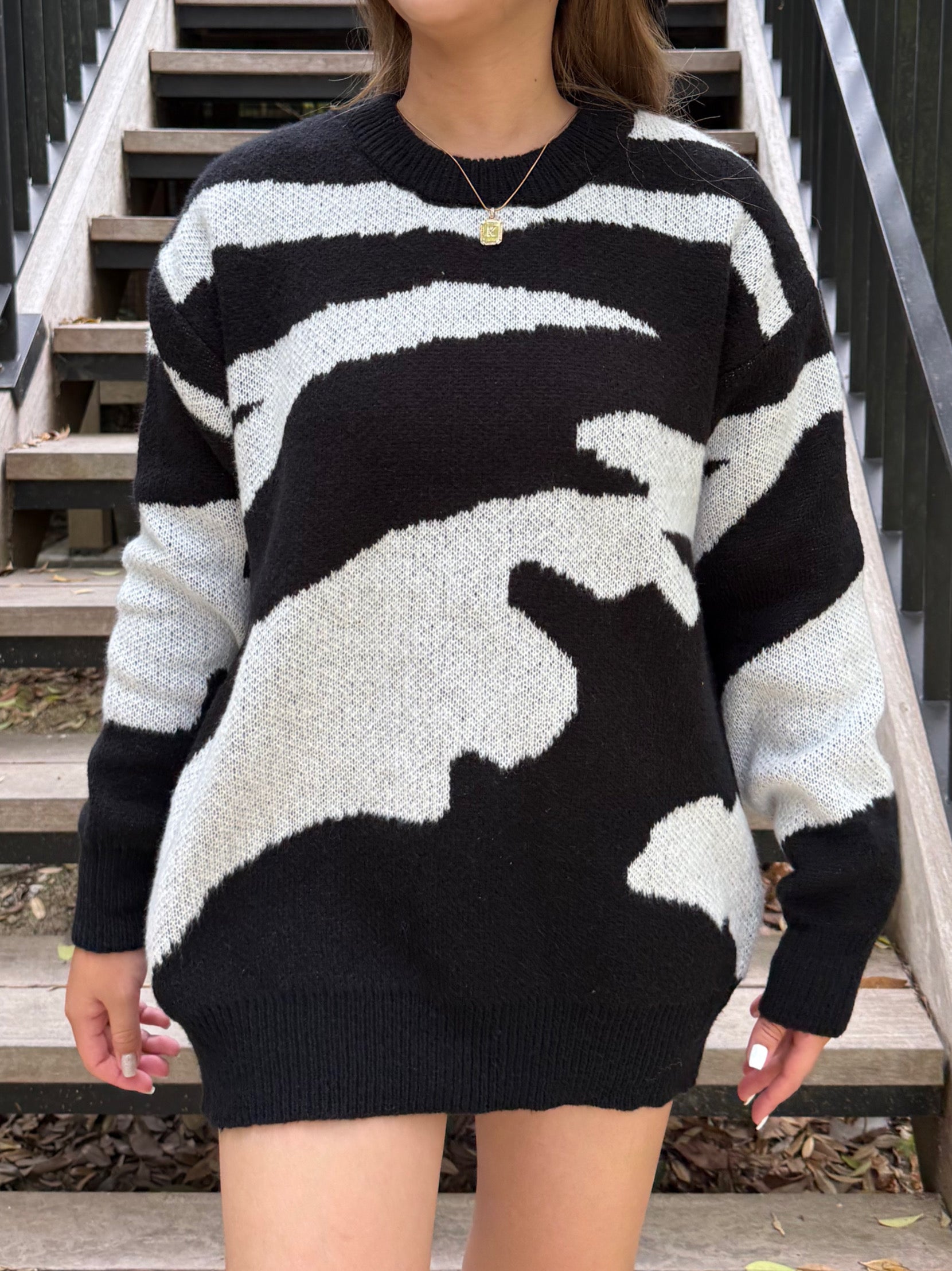 ユニセックスゼブラニット DPB73439 – CRAMMY