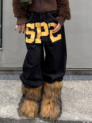 フロントビッグロゴデニムパンツ DPB86157