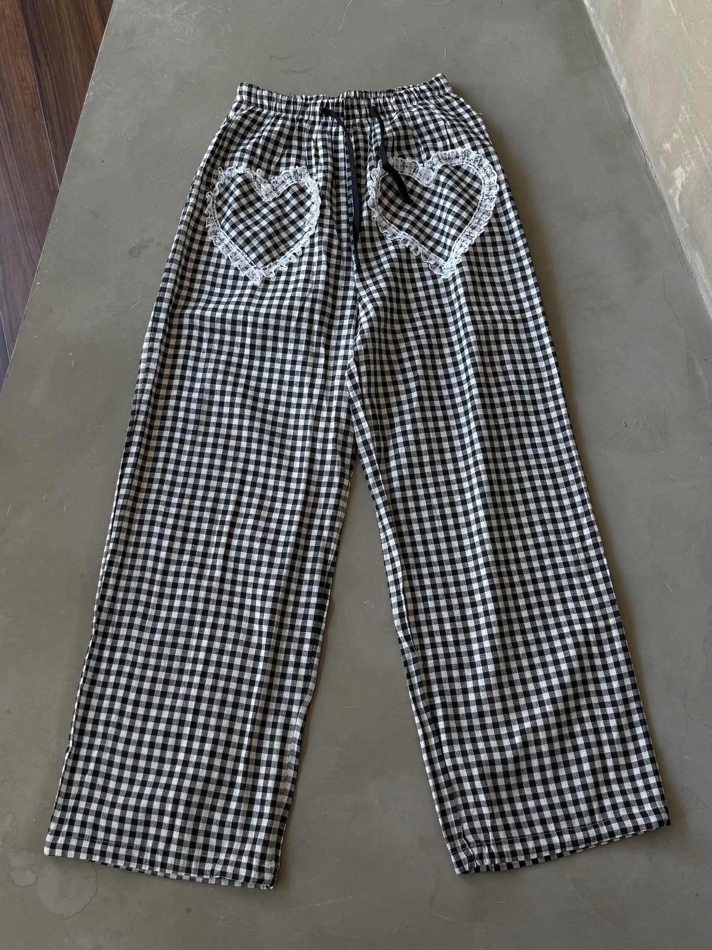 フロントハートチェックパンツ DPB91144