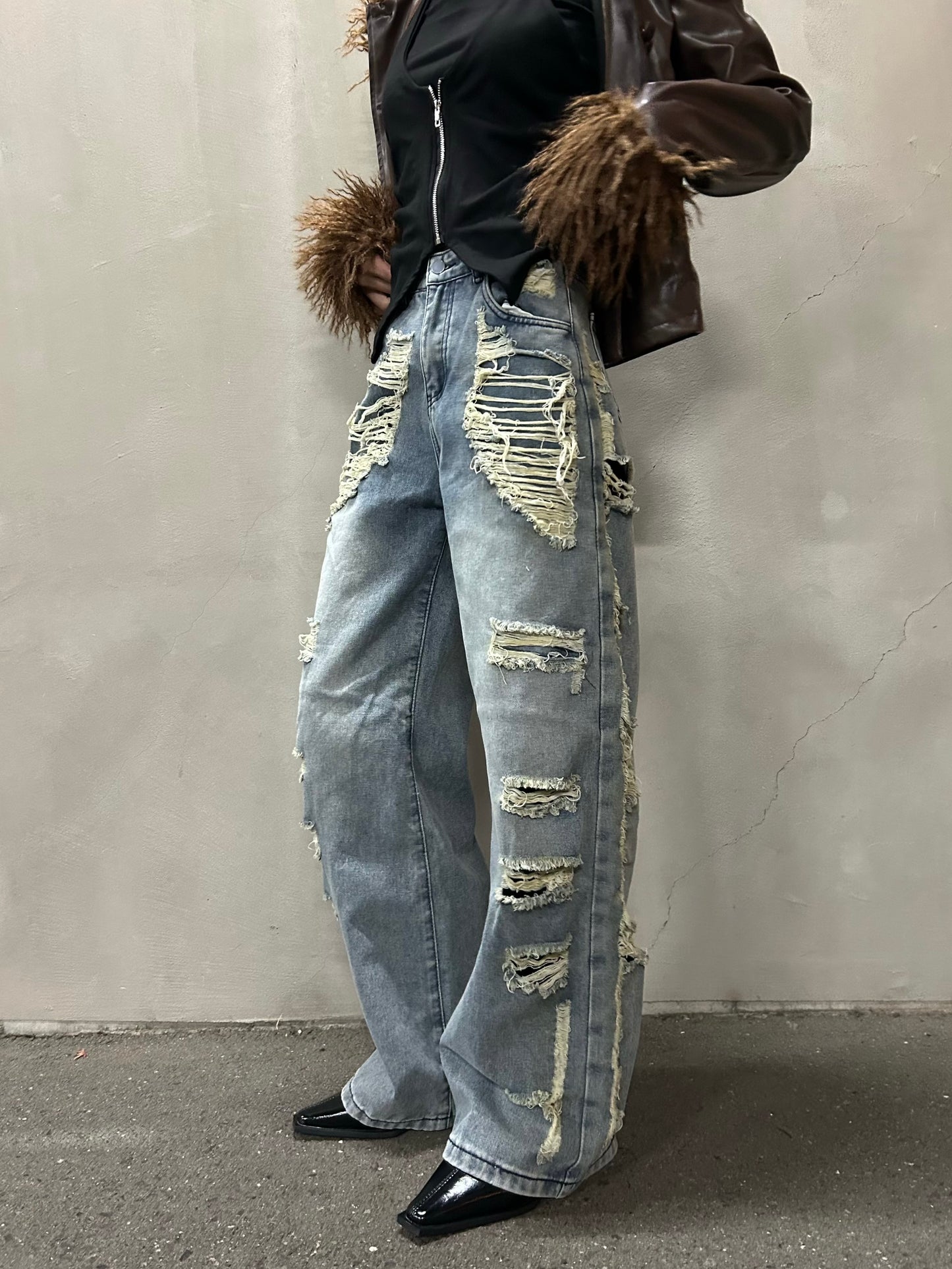 ハイダメージデニムパンツ DPB26667