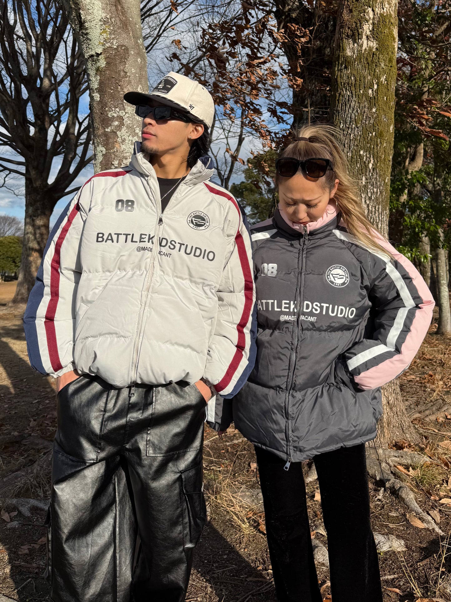 ラインストリート中綿ジャケット DPB90103