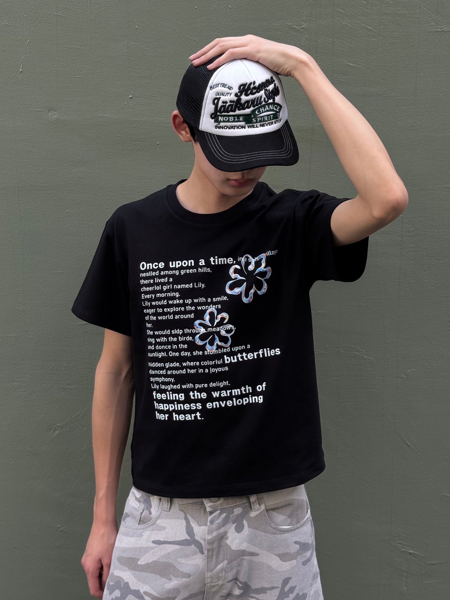 フラワーニュアンスTシャツ DPC05041
