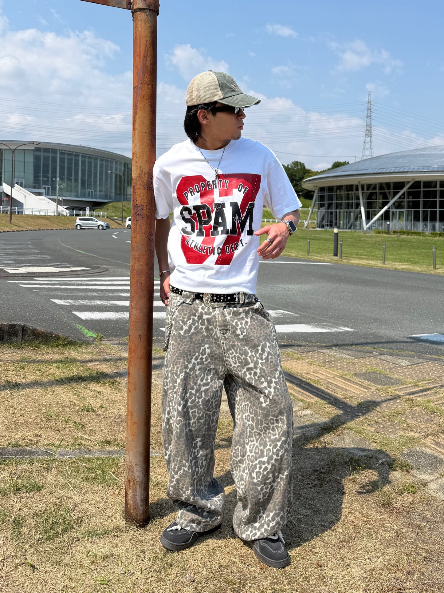 レオパードデニムパンツ DPB90181