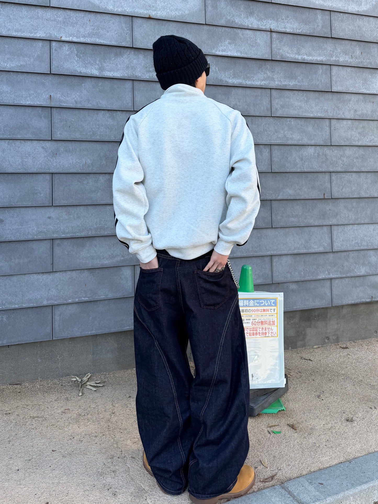 セットアップステッチデニムパンツ DPB90153