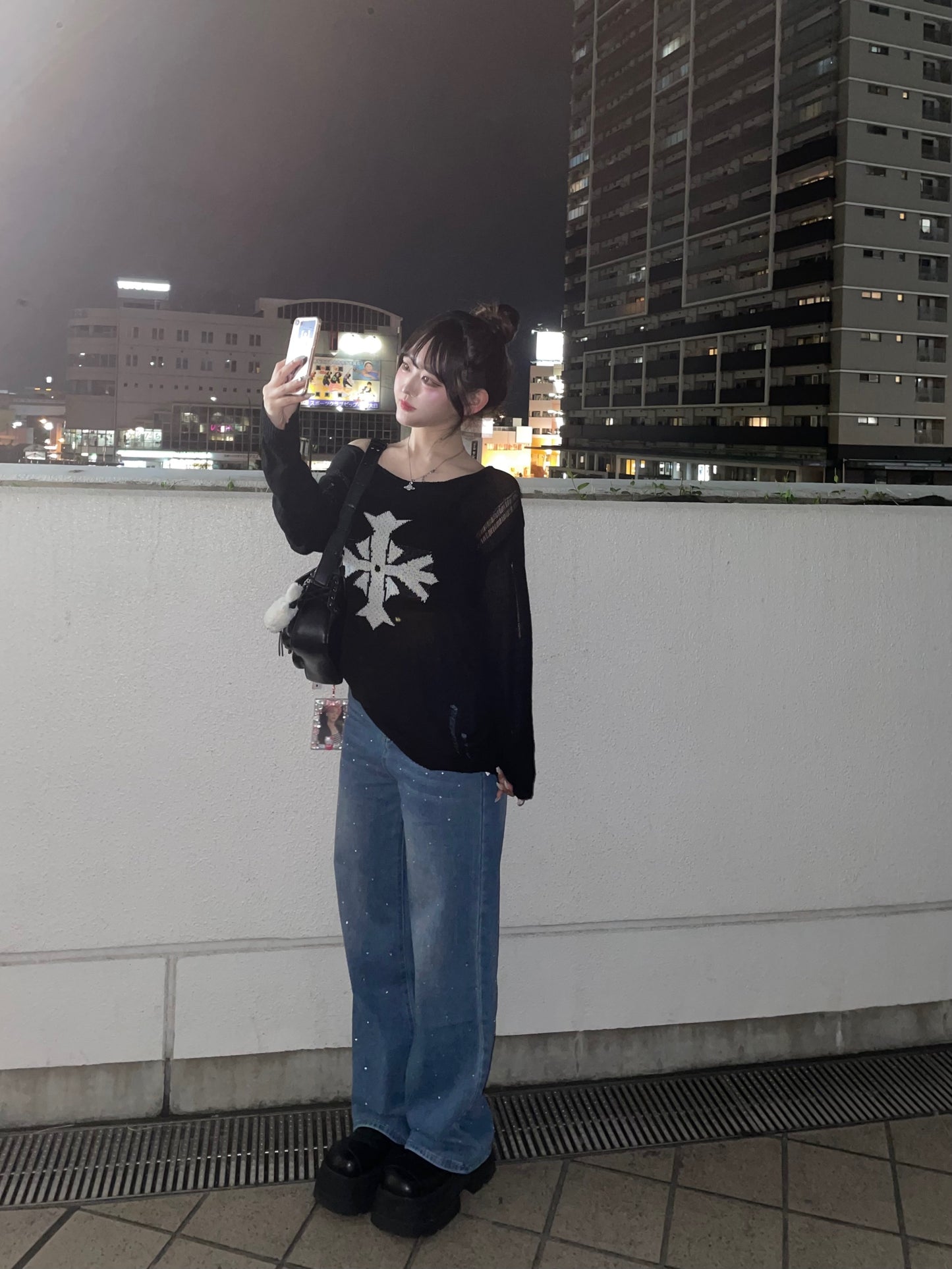 ストーンデニムパンツ DPB74118