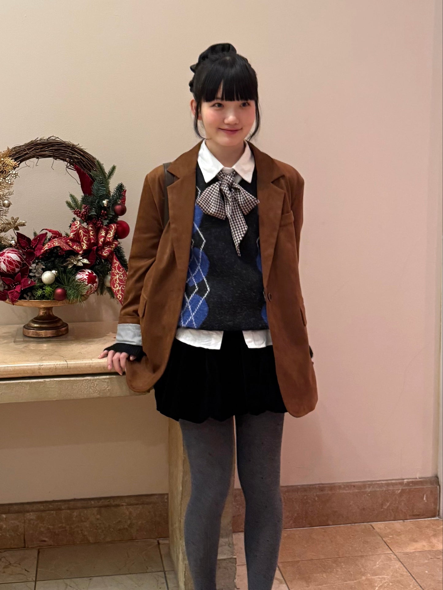 ブラックバルーンミニスカート DPA43719