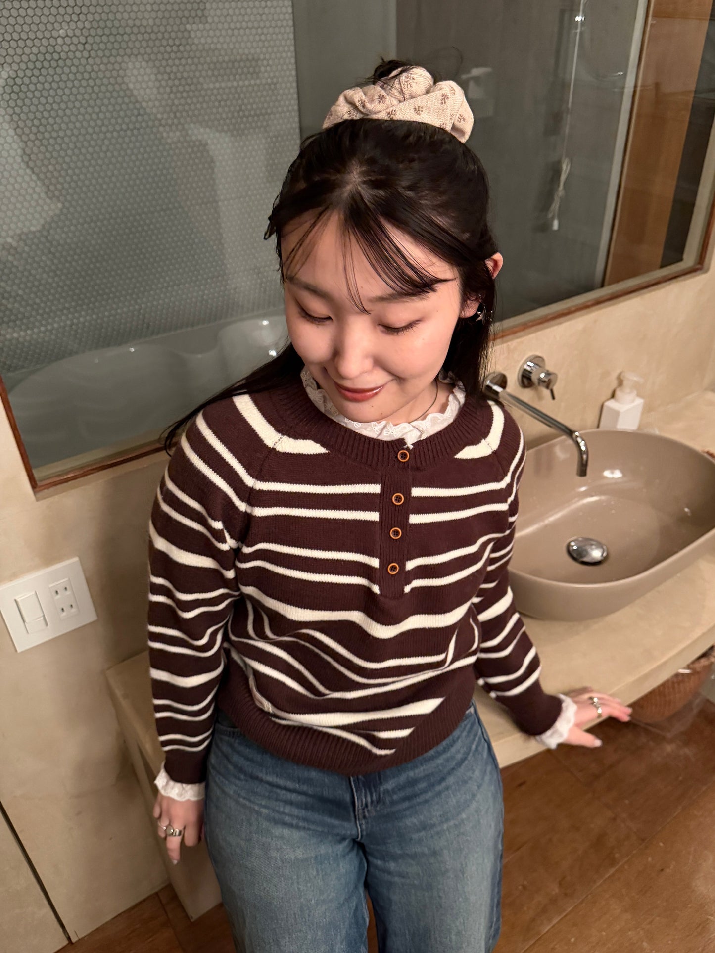 フラワーコットンシュシュ DPB78253