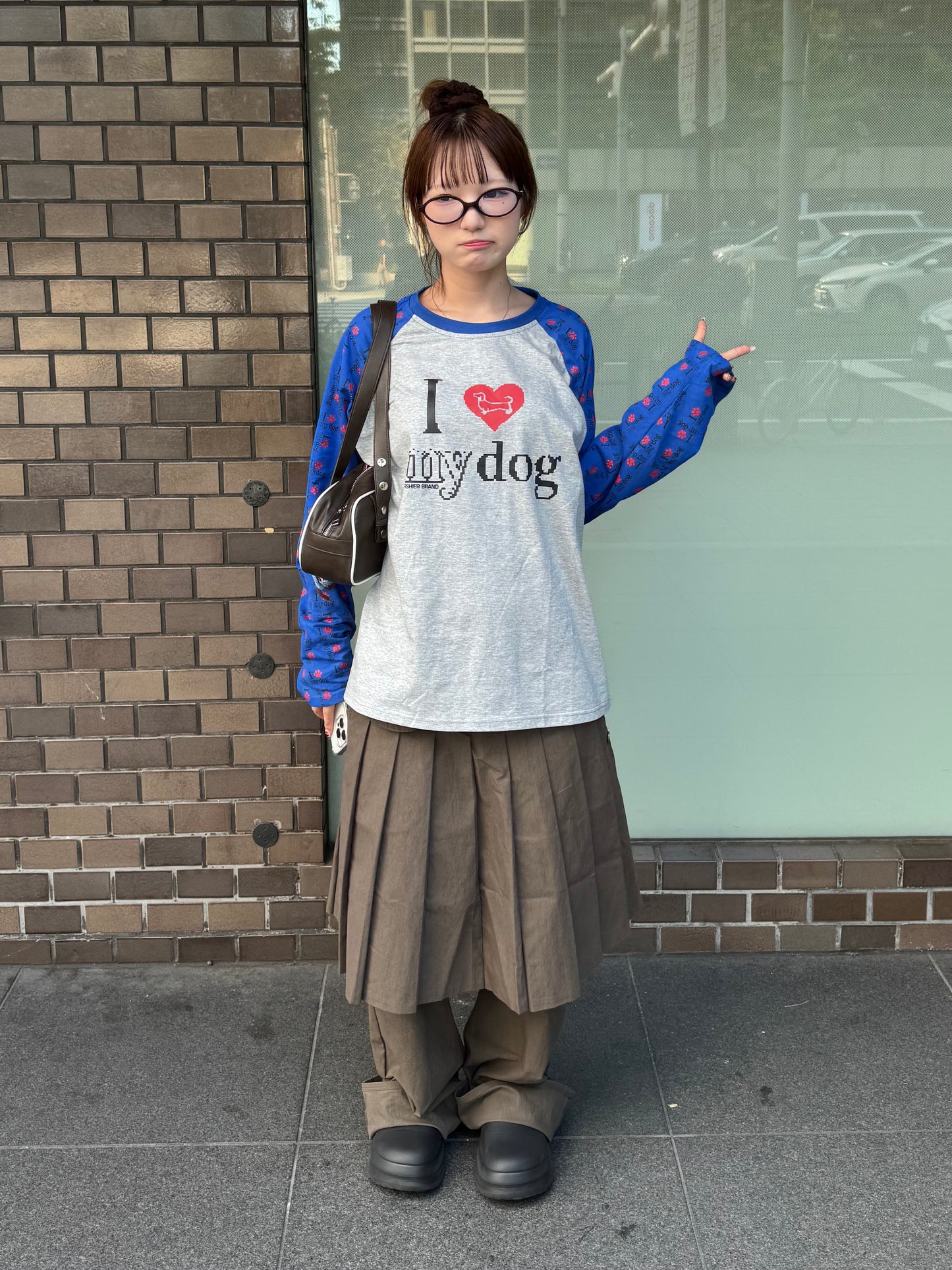 dogラグランTシャツ DPB85332