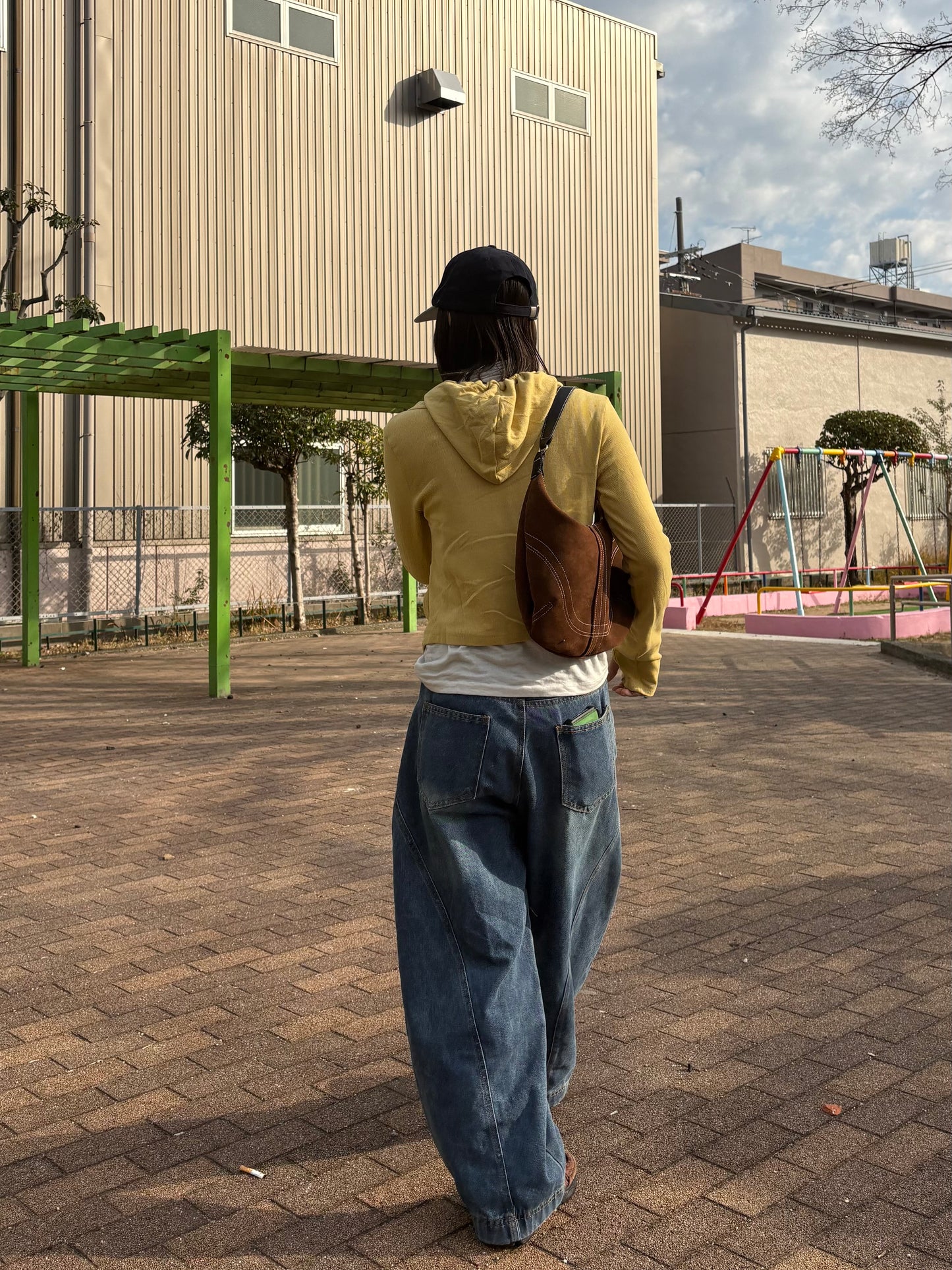 ステッチブラウンバッグ DPB99060