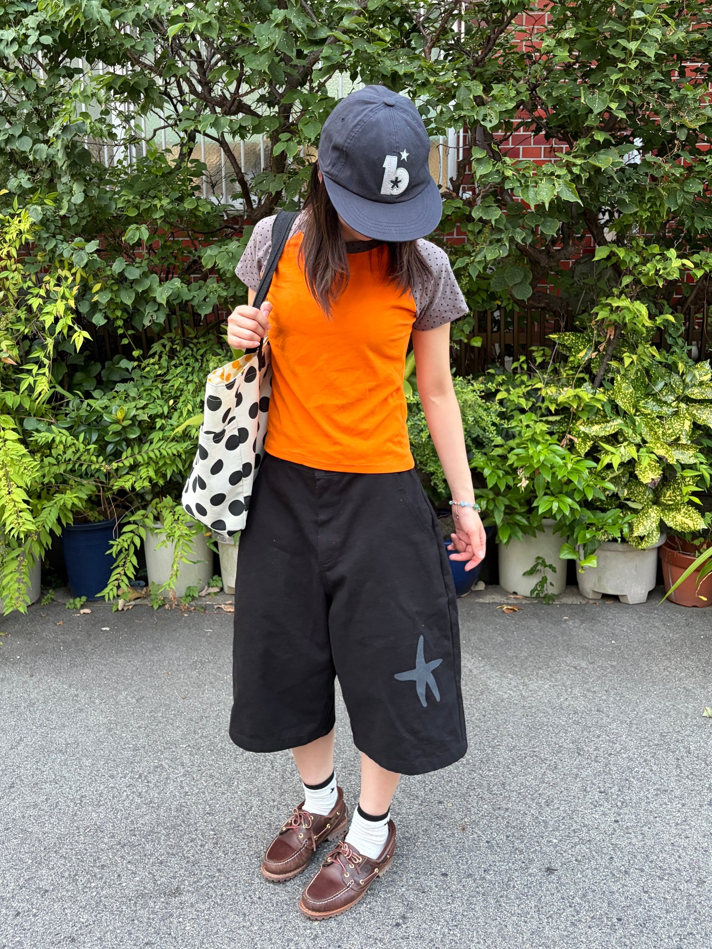 バイカラードットTシャツ DPB99135